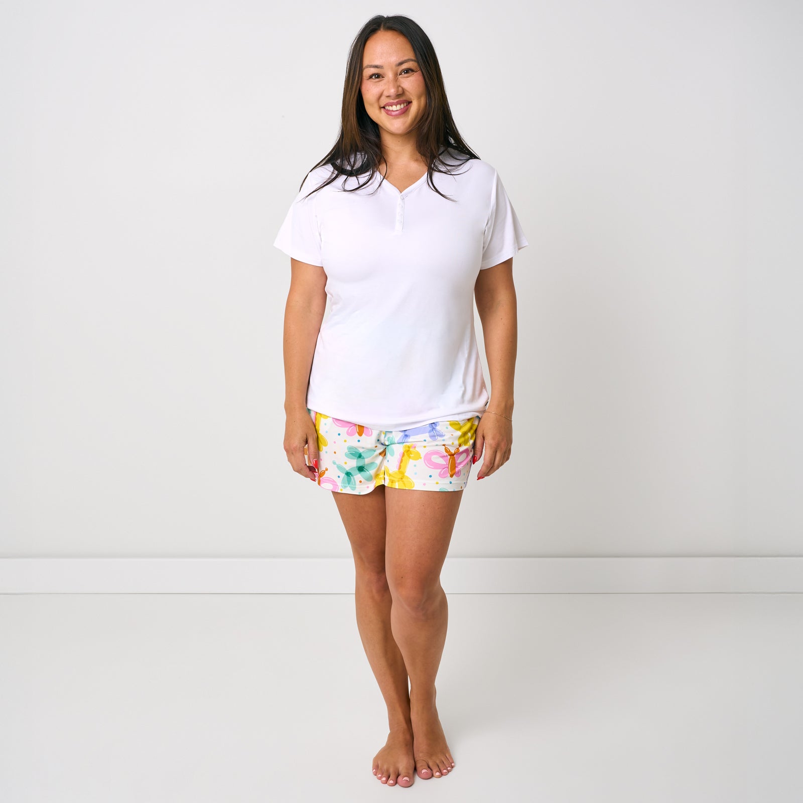 Balloon Bash Women's Pajama Shorts - Image 2