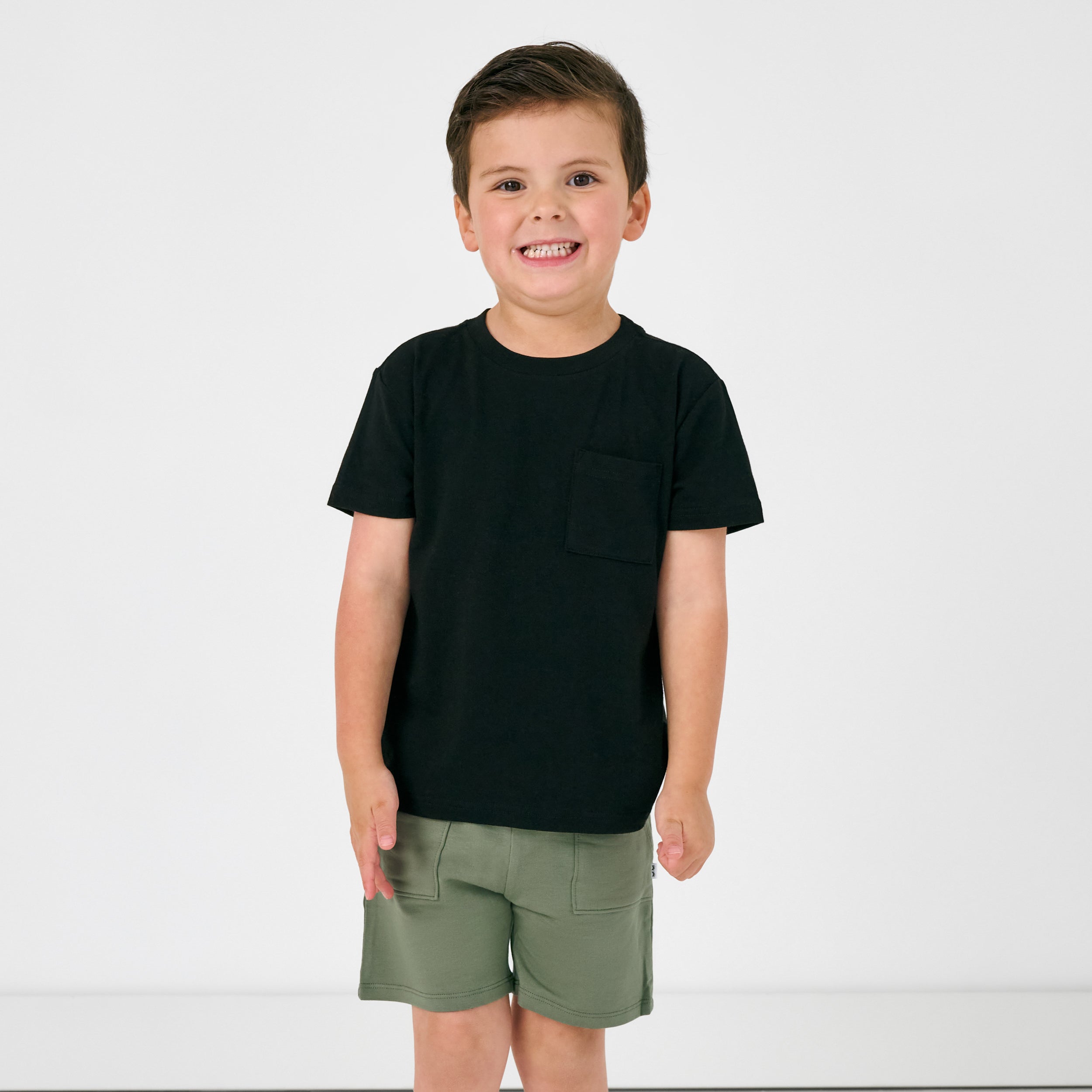 Black Short Sleeve Relaxed Pocket Tee - Image 6