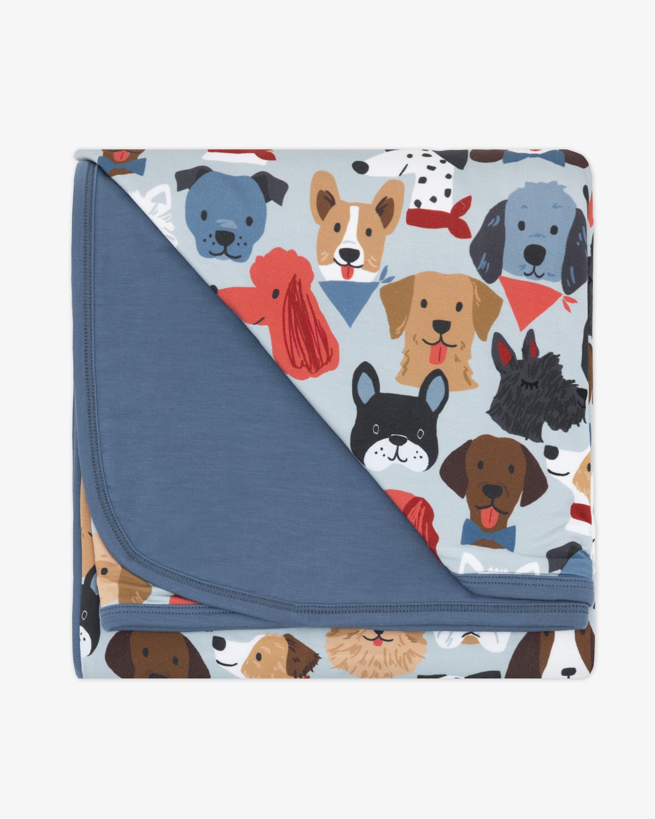 Gray Puppy Parade Large Cloud Blanket® - Image 5
