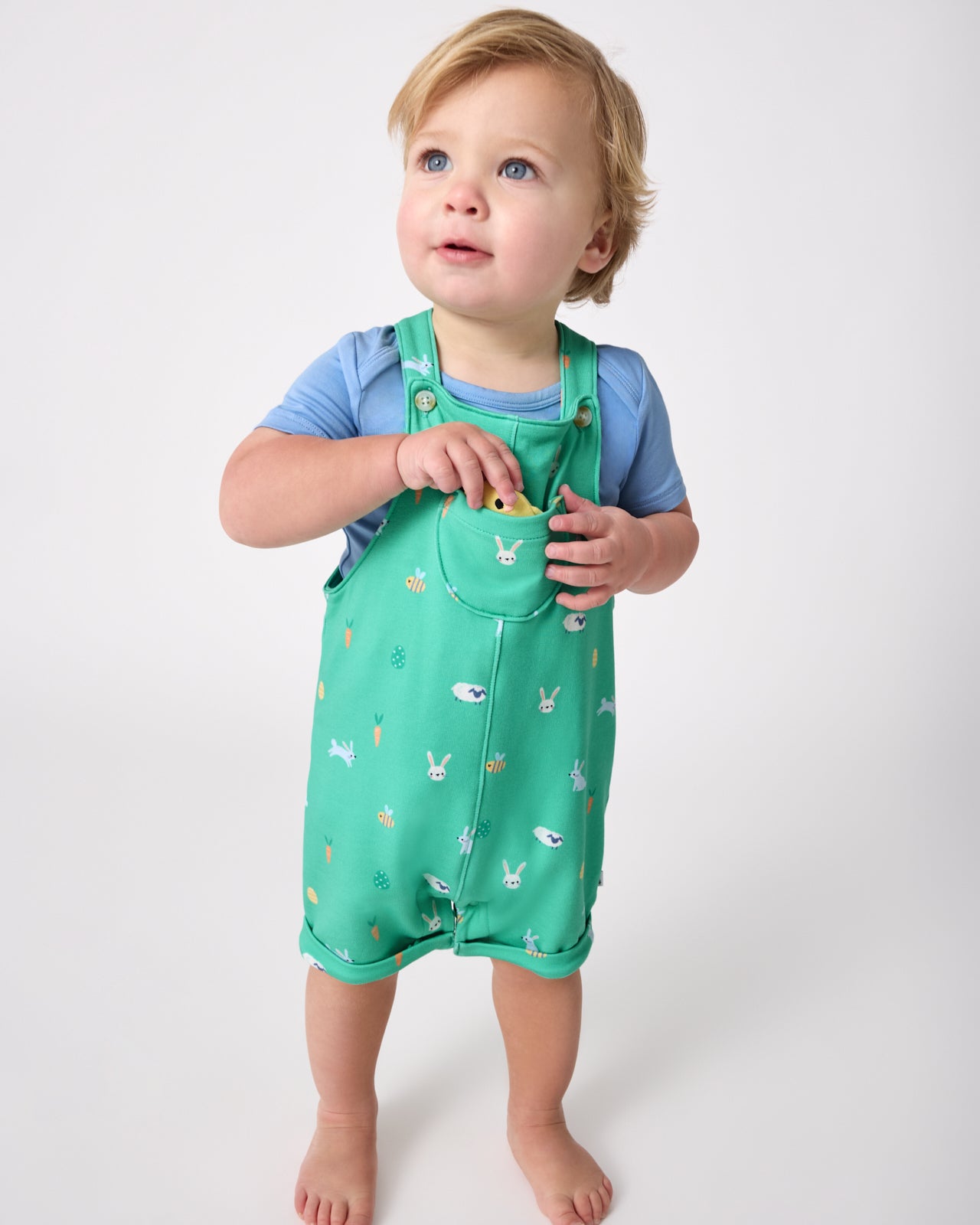 Bunny Burrow Shorty Overall Set