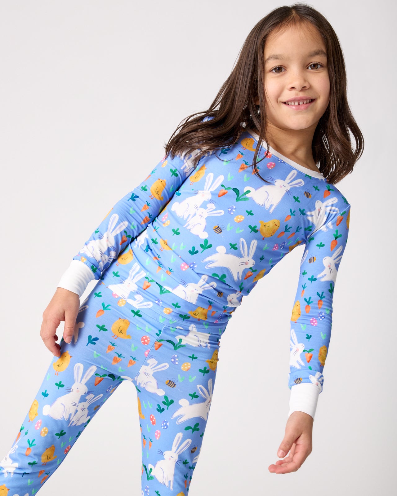 Bunny Patch Two-Piece Pajama Set - Image 3