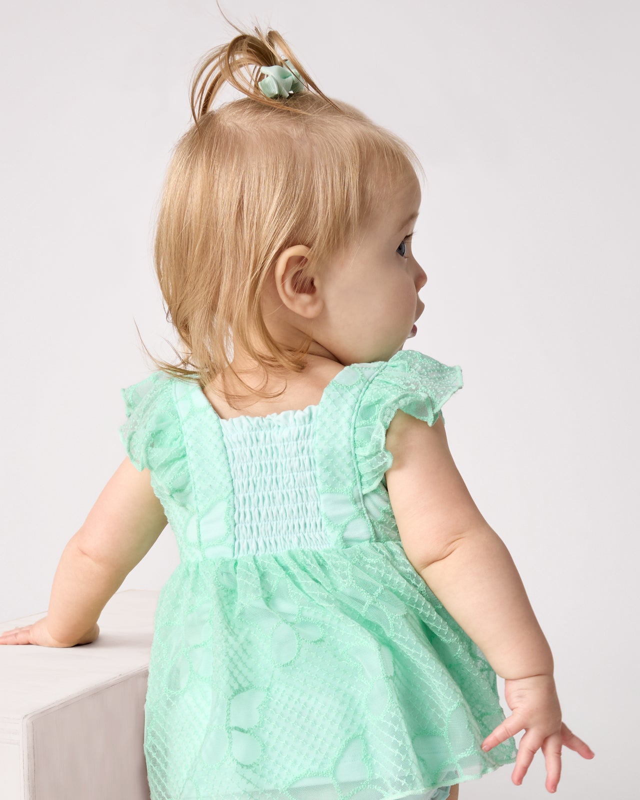 Butterfly Brook Smocked Flutter Dress with Bloomer - Image 4