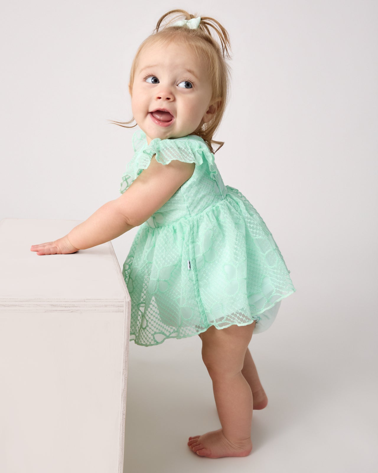 Butterfly Brook Smocked Flutter Dress with Bloomer - Image 2