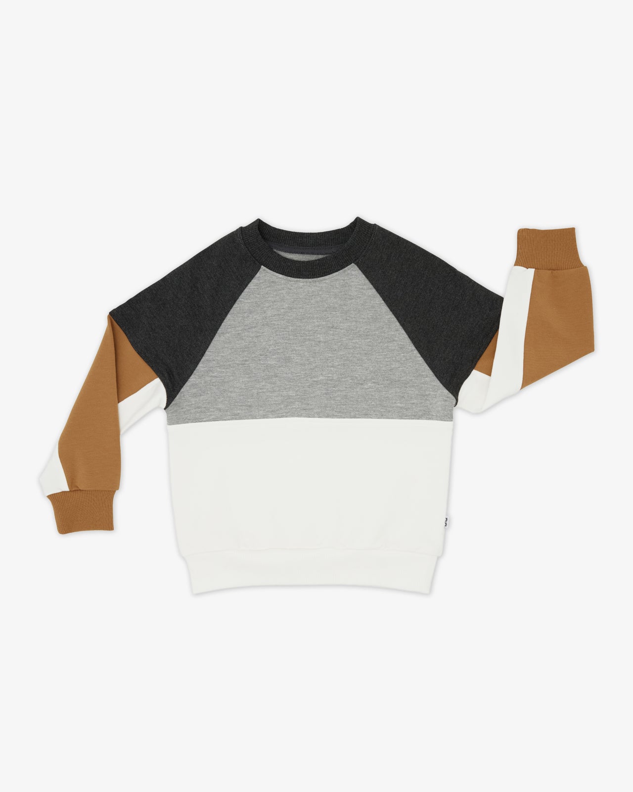 Heather Gray Panel Crewneck - Image 6