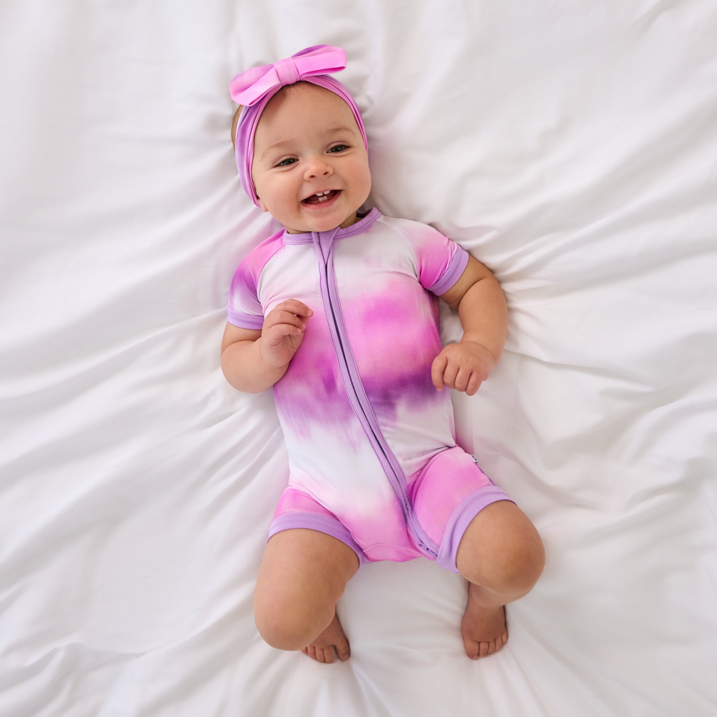 Pink Cosmic Mist Shorty Zippy