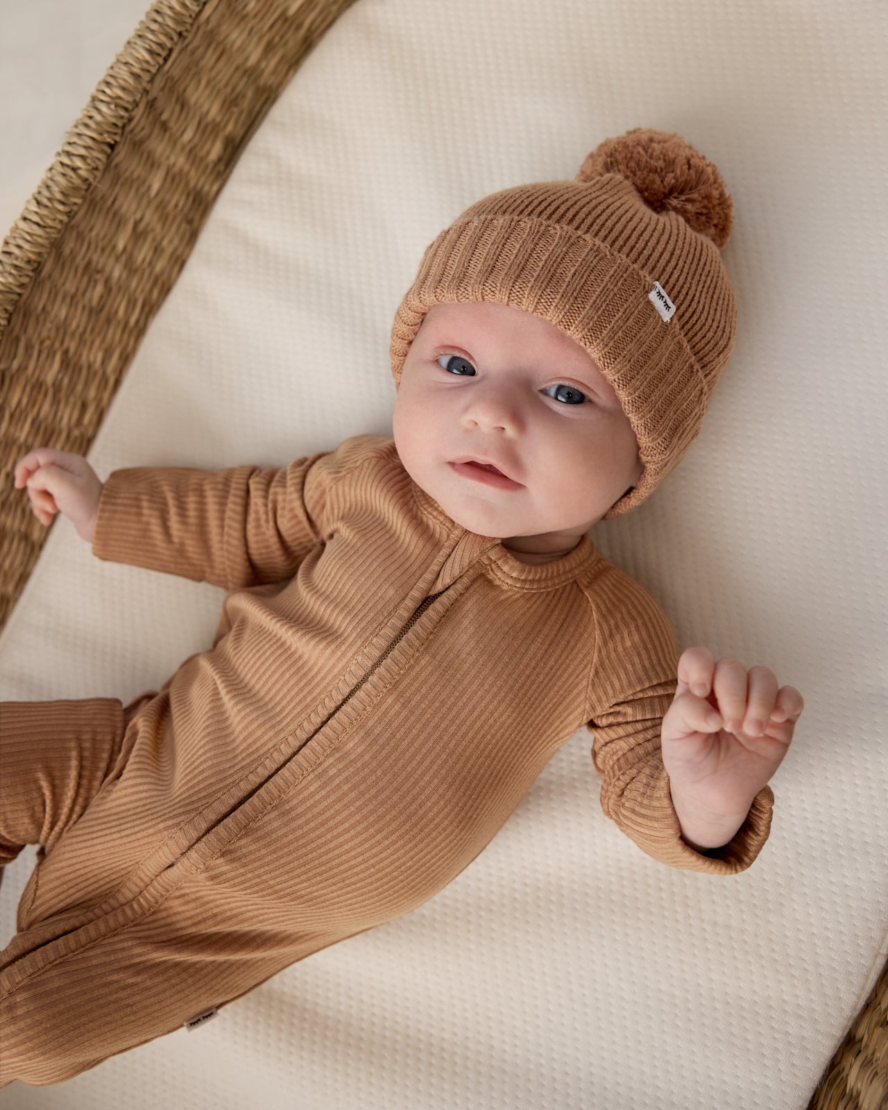 Chestnut Brown Ribbed Zippy - Image 3