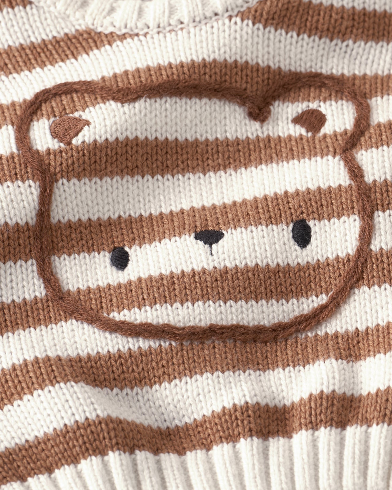 Chestnut Brown Stripe Bear Sweater - Image 6