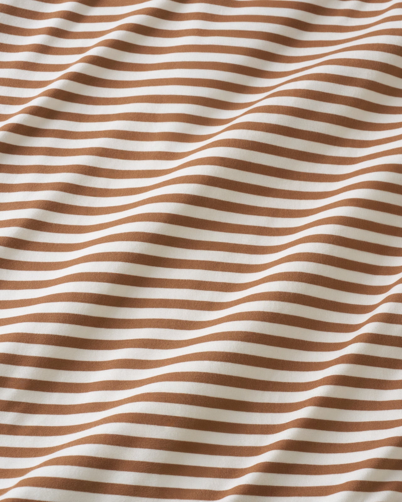 Chestnut Brown Stripe Swaddle & Luxe Bow Headband Set - Image 6