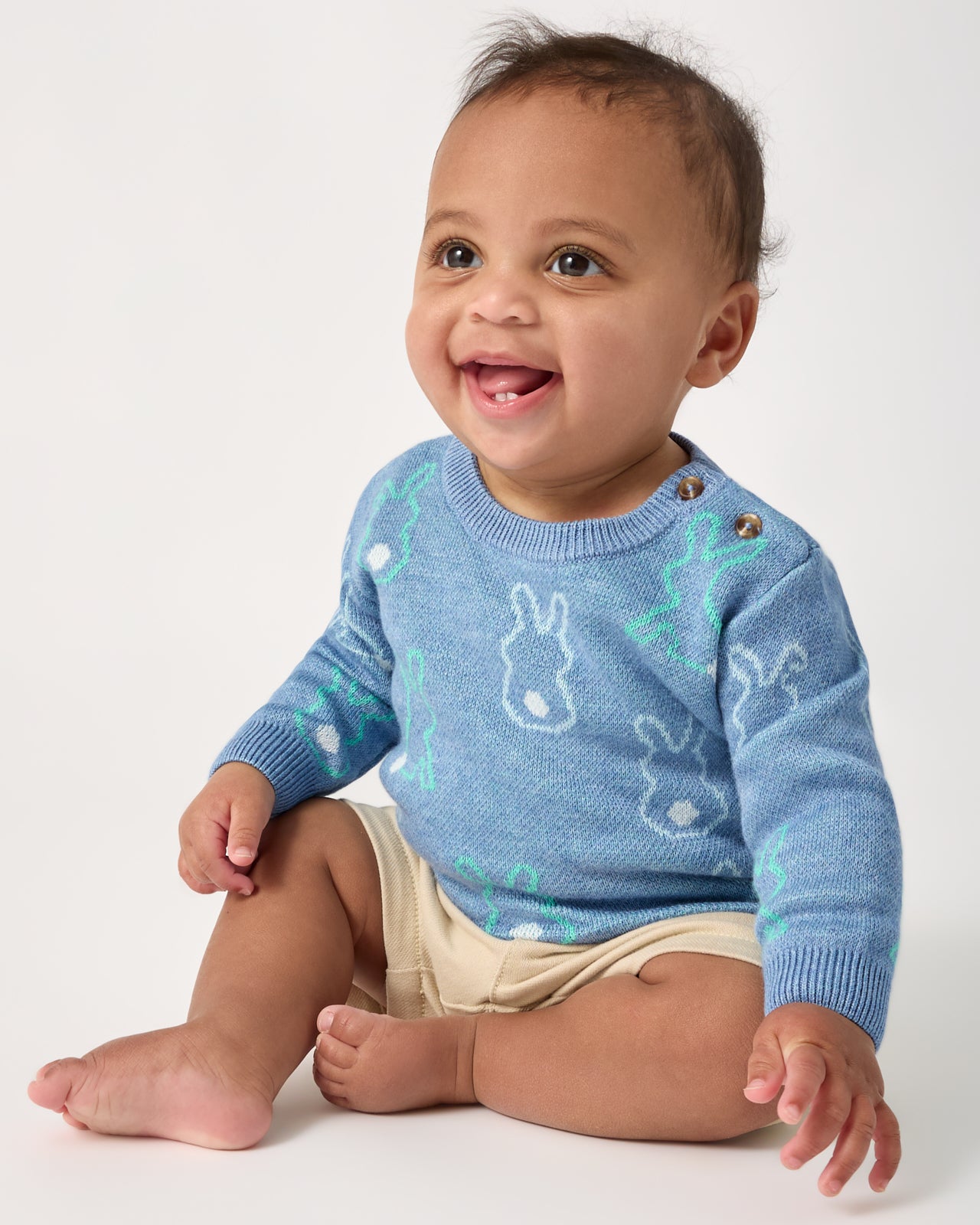 Cozy Cottontails Baby Sweater