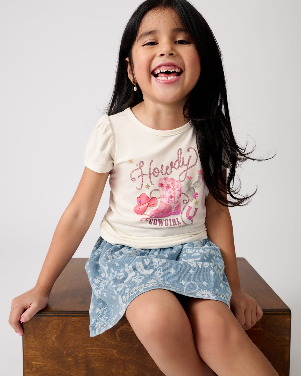 Bandana Blues Denim Skort - Image 4