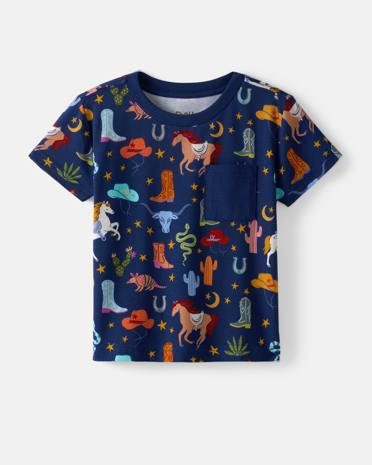 Blue Rancher Roundup Relaxed Pocket Tee - Image 6