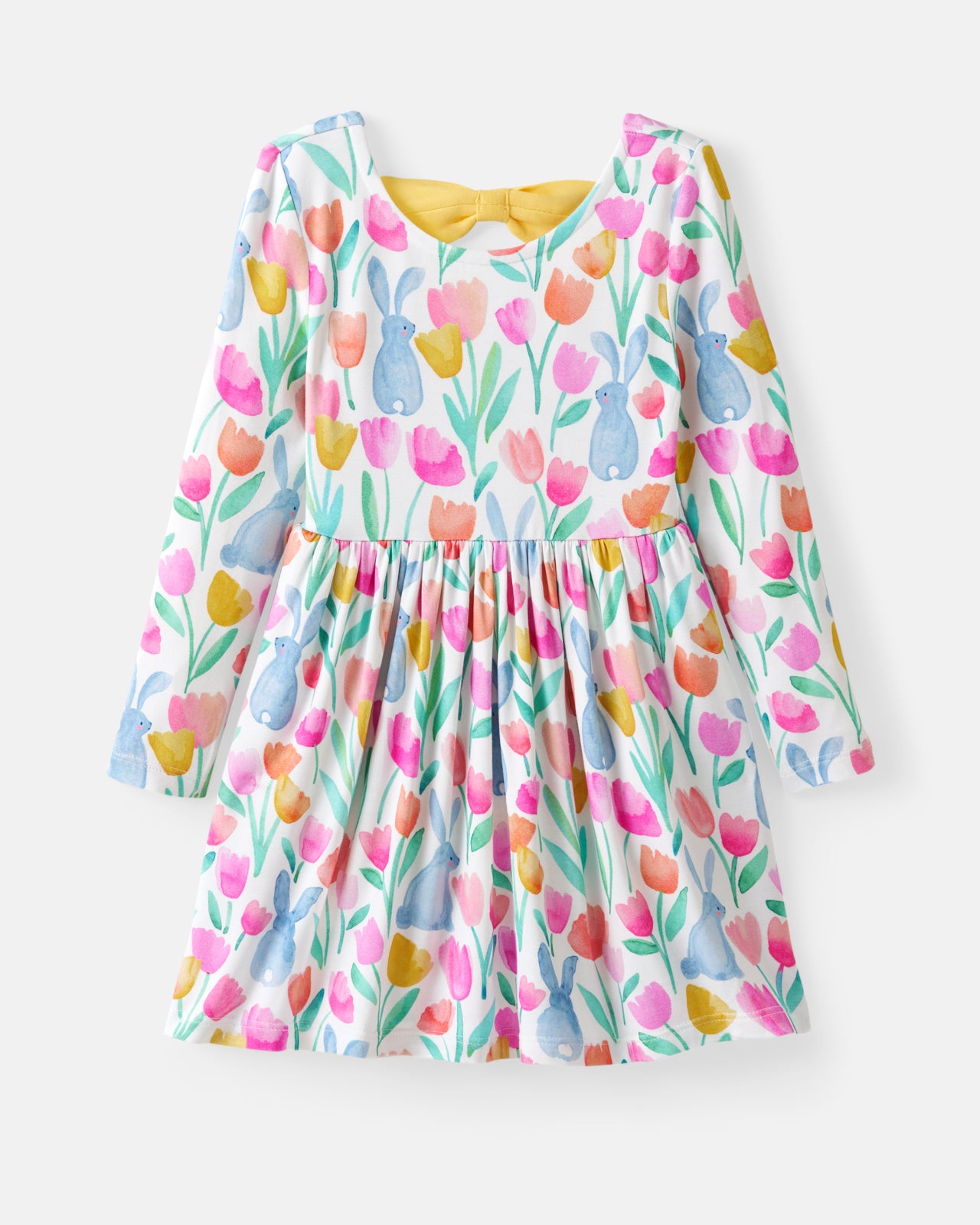 Garden Hop Bow Back Skater Dress - Image 6