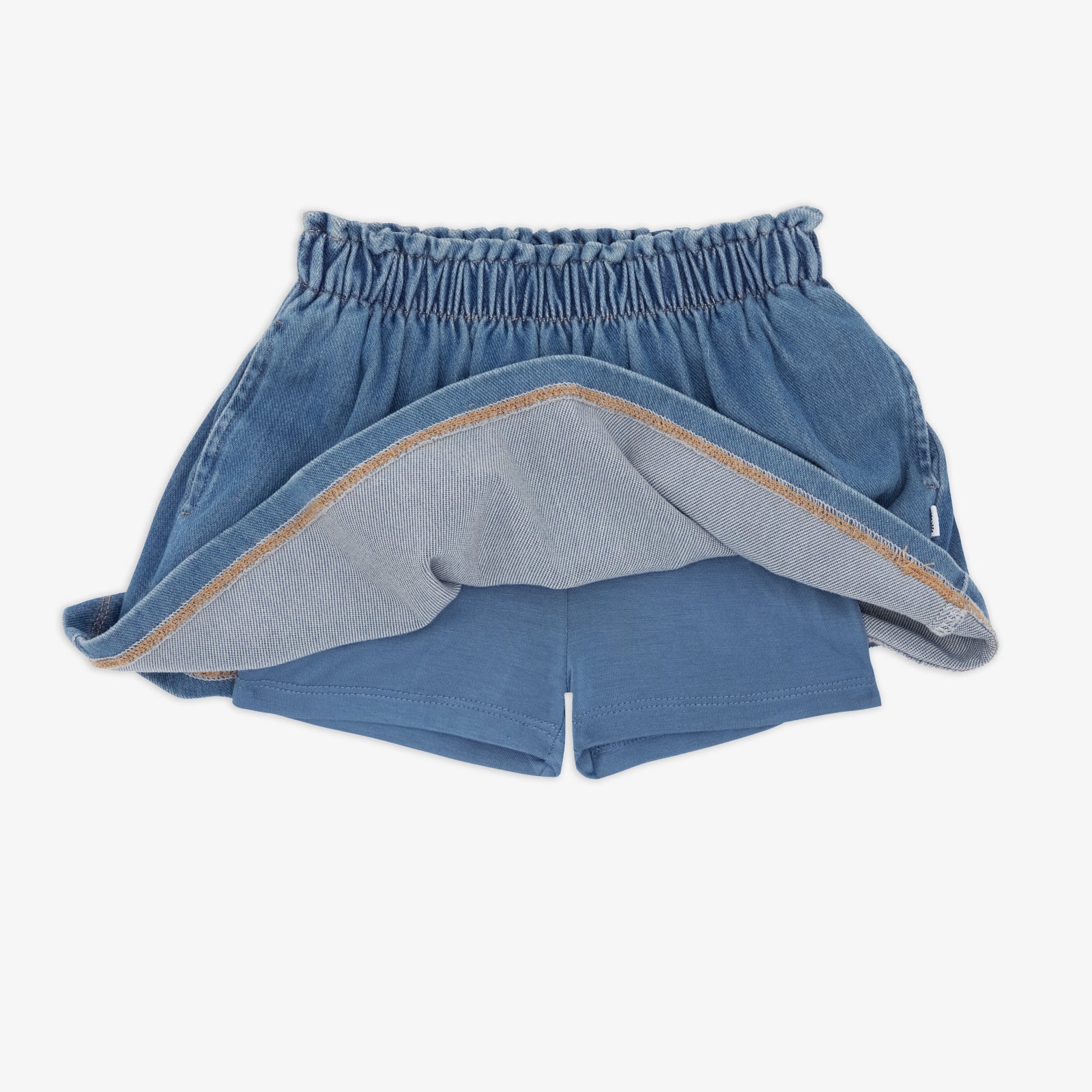 Midwash Blue Denim Skort - Image 4