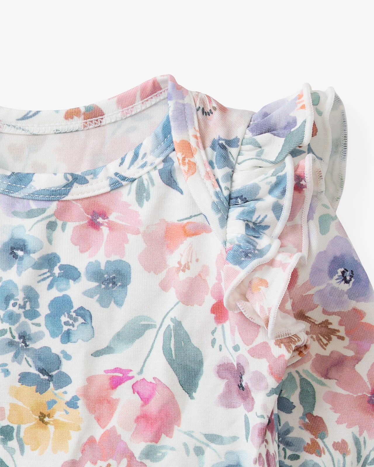 Tiny Blooms Flutter Bodysuit - Image 4