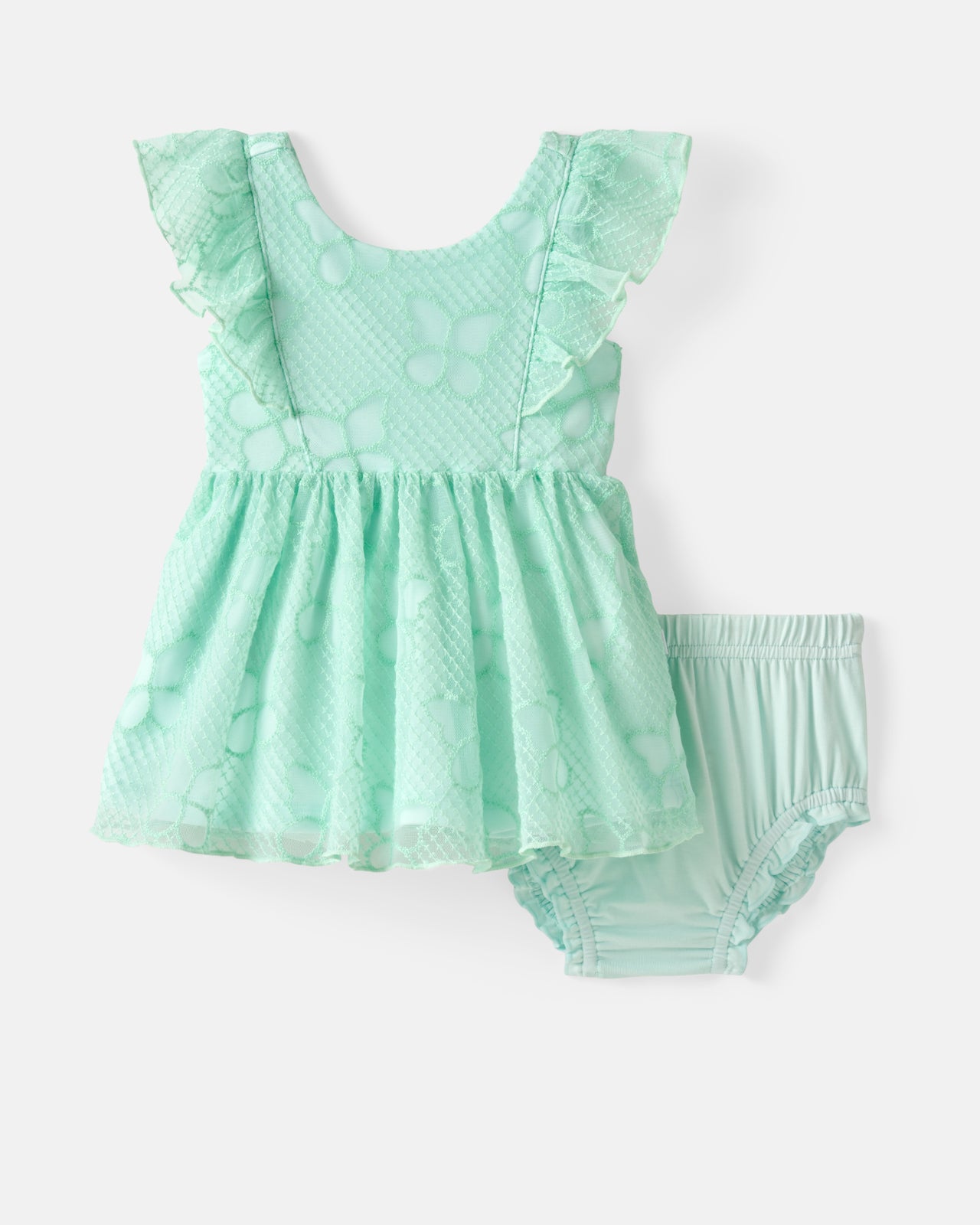 Butterfly Brook Smocked Flutter Dress with Bloomer - Image 5