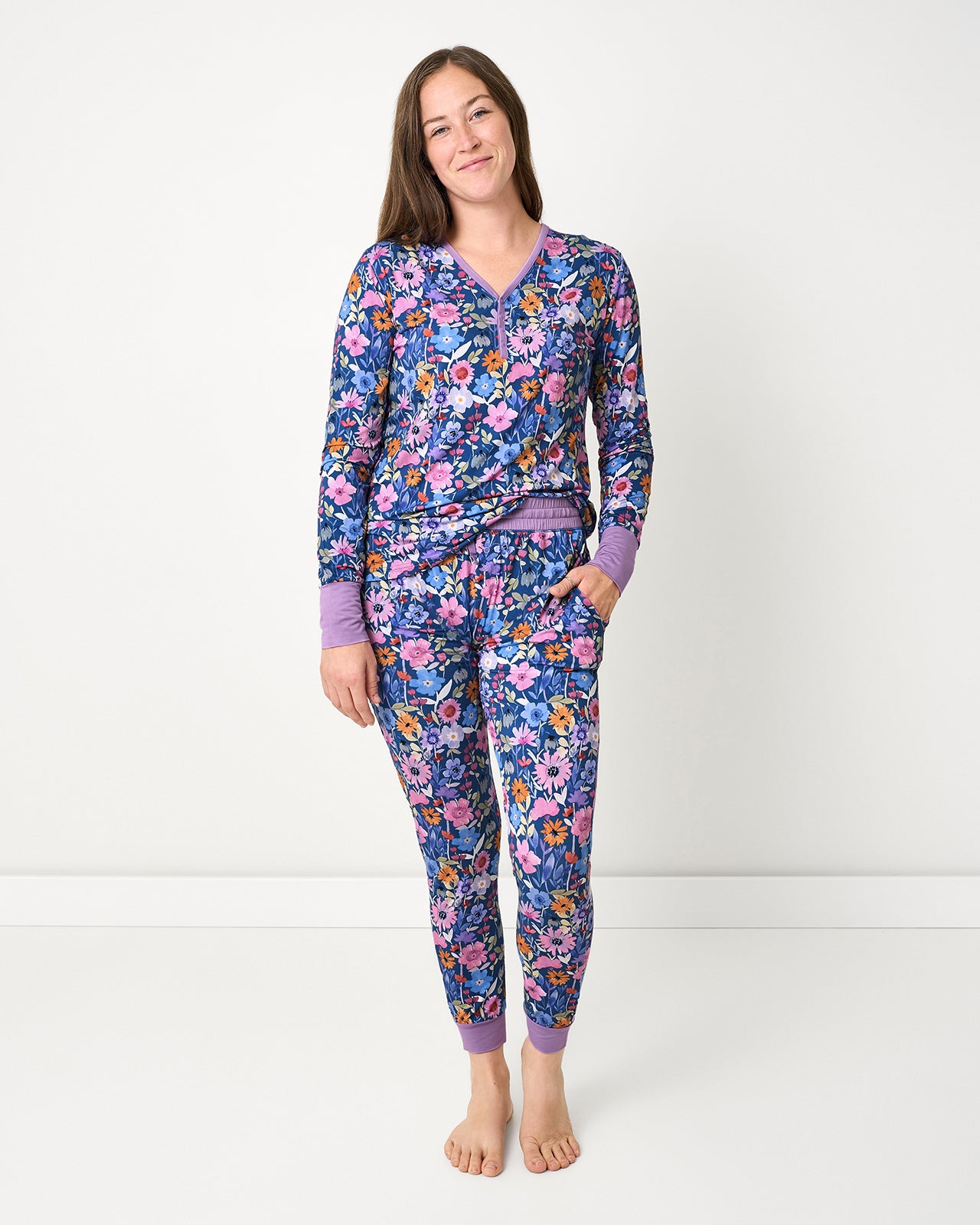 Dusk Blooms Women's Pajama Pants - Image 2