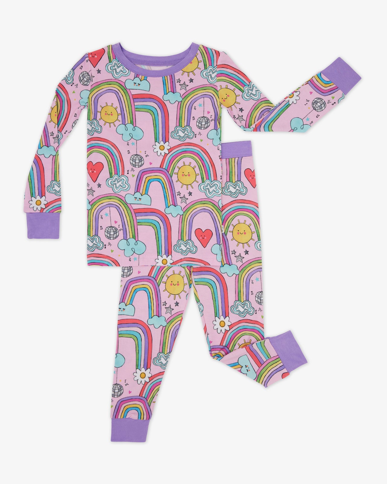 Disco Rainbows Two-Piece Pajama Set - Image 6