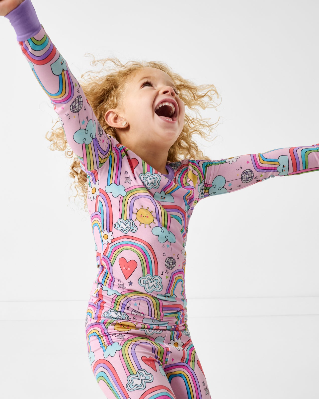 Disco Rainbows Two-Piece Pajama Set - Image 2