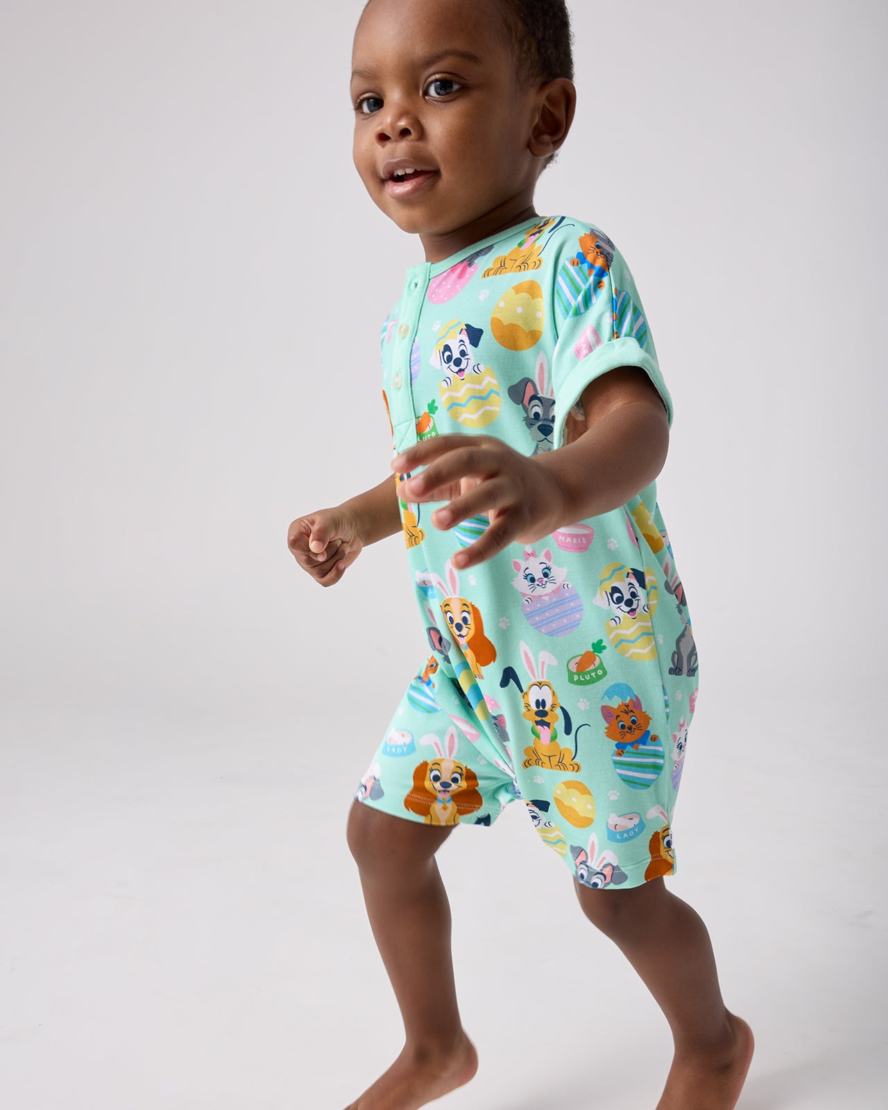 Disney Peekaboo Pets Dolman Henley Romper
