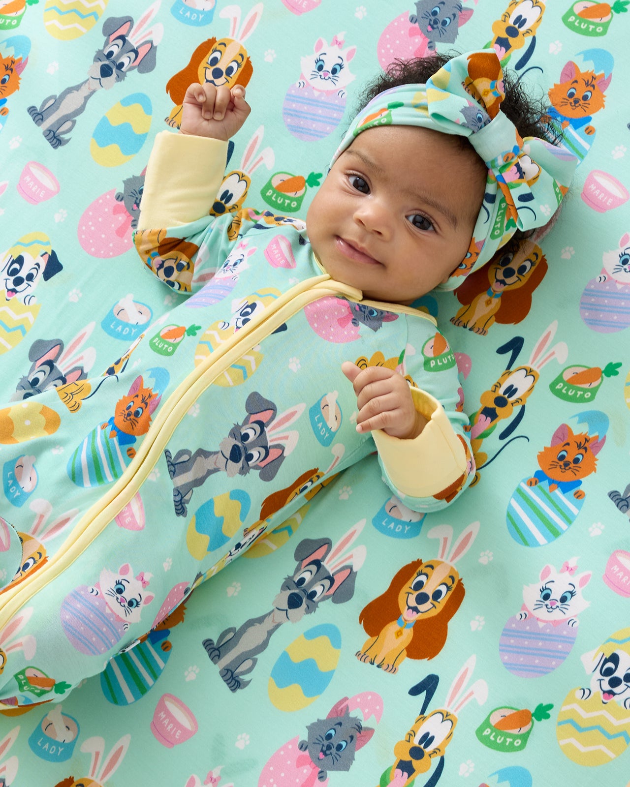 Disney Peekaboo Pets Fitted Crib Sheet - Image 4