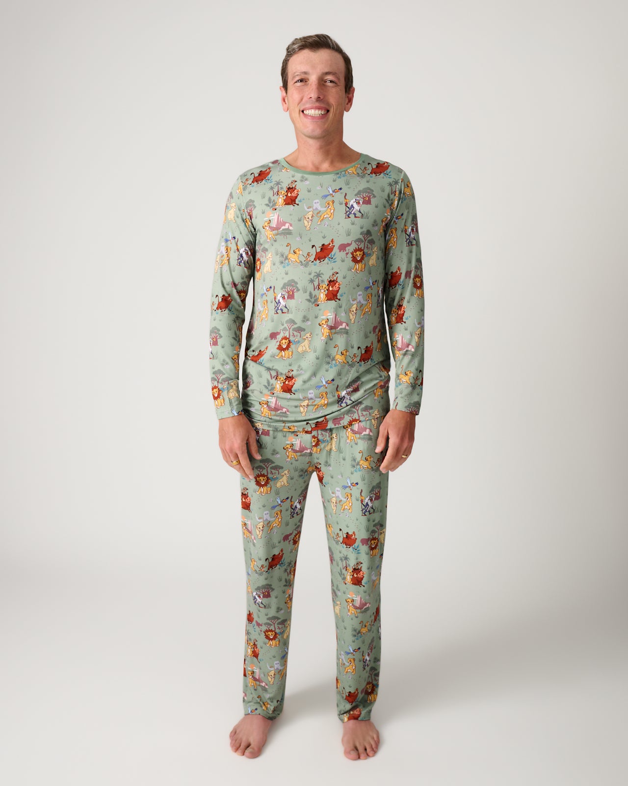 Disney Simba's Safari Men's Long Sleeve Pajama Top - Image 2