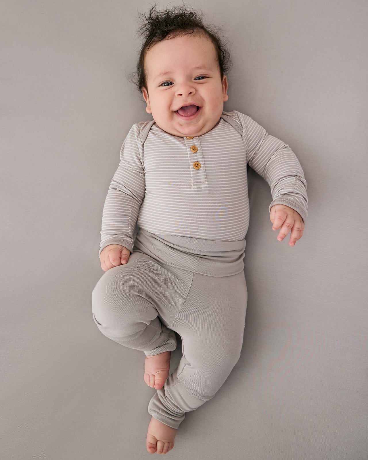 Dove Gray Fold Over Legging - Image 4