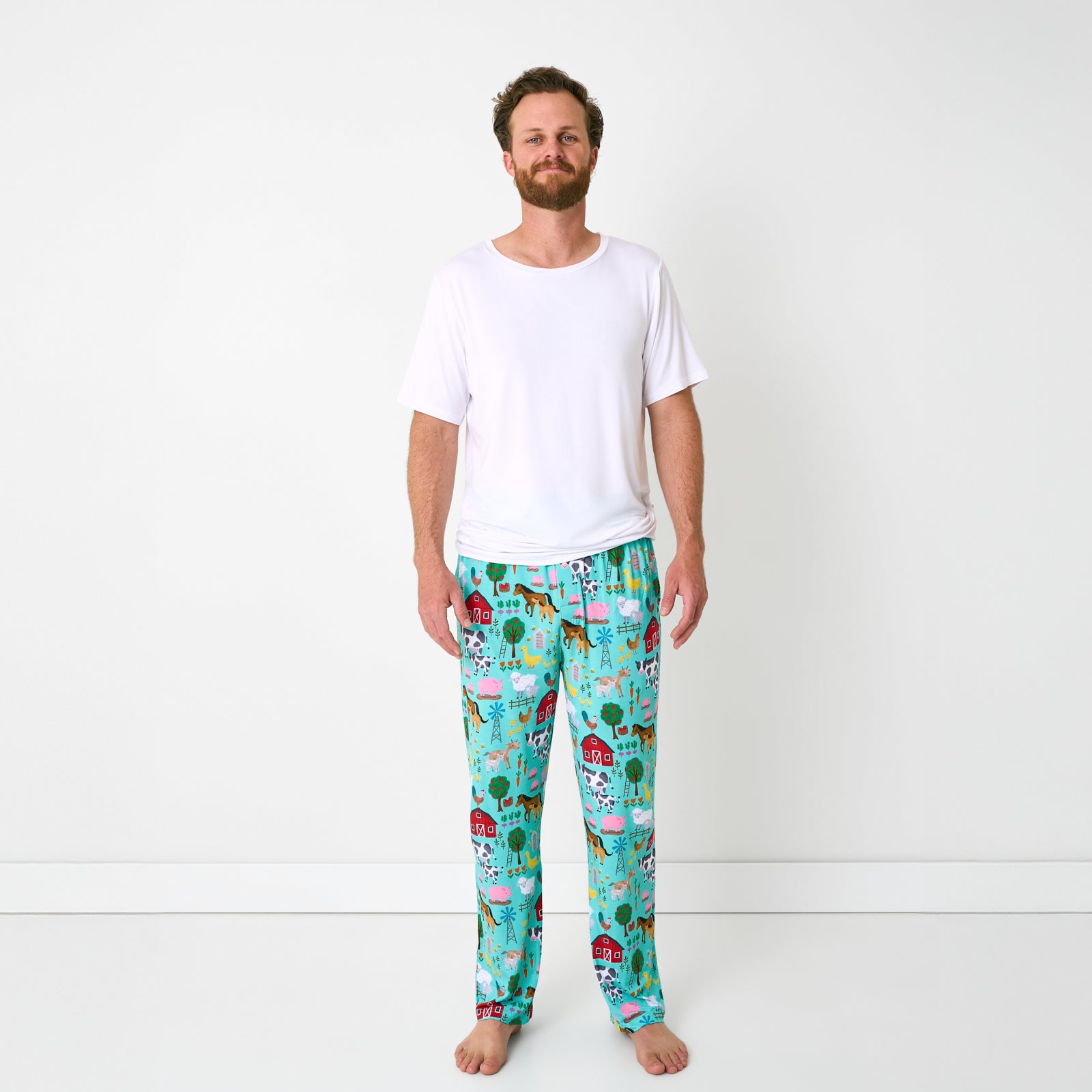 Blue Farm Fam Men's Pajama Pants - Image 4
