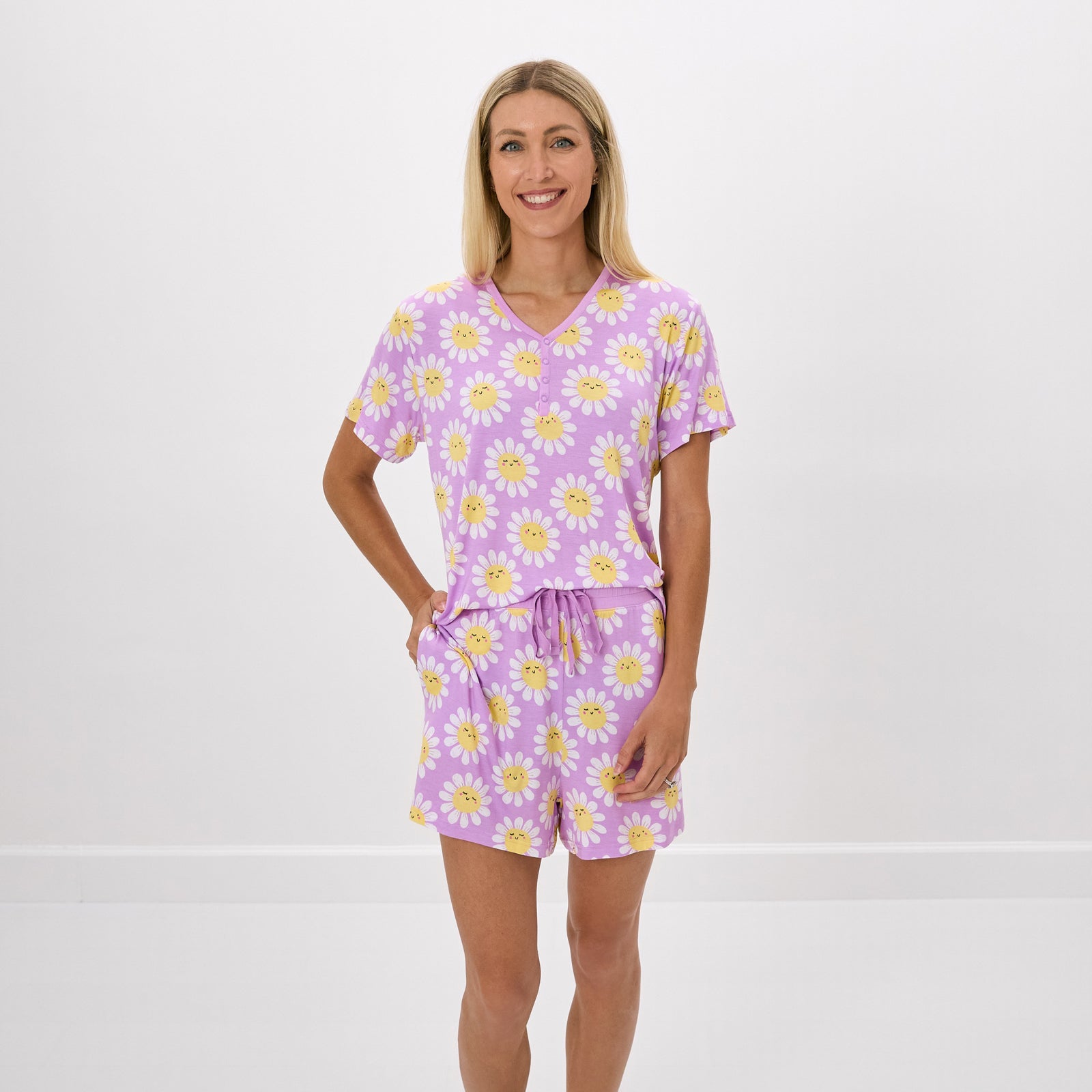Flower Power Women's Pajama Shorts - Image 2
