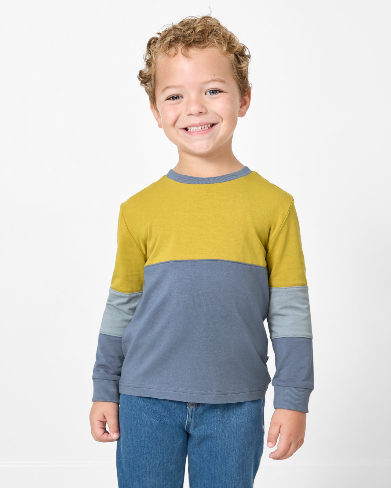 Golden Moss Paneled Tee - Image 4
