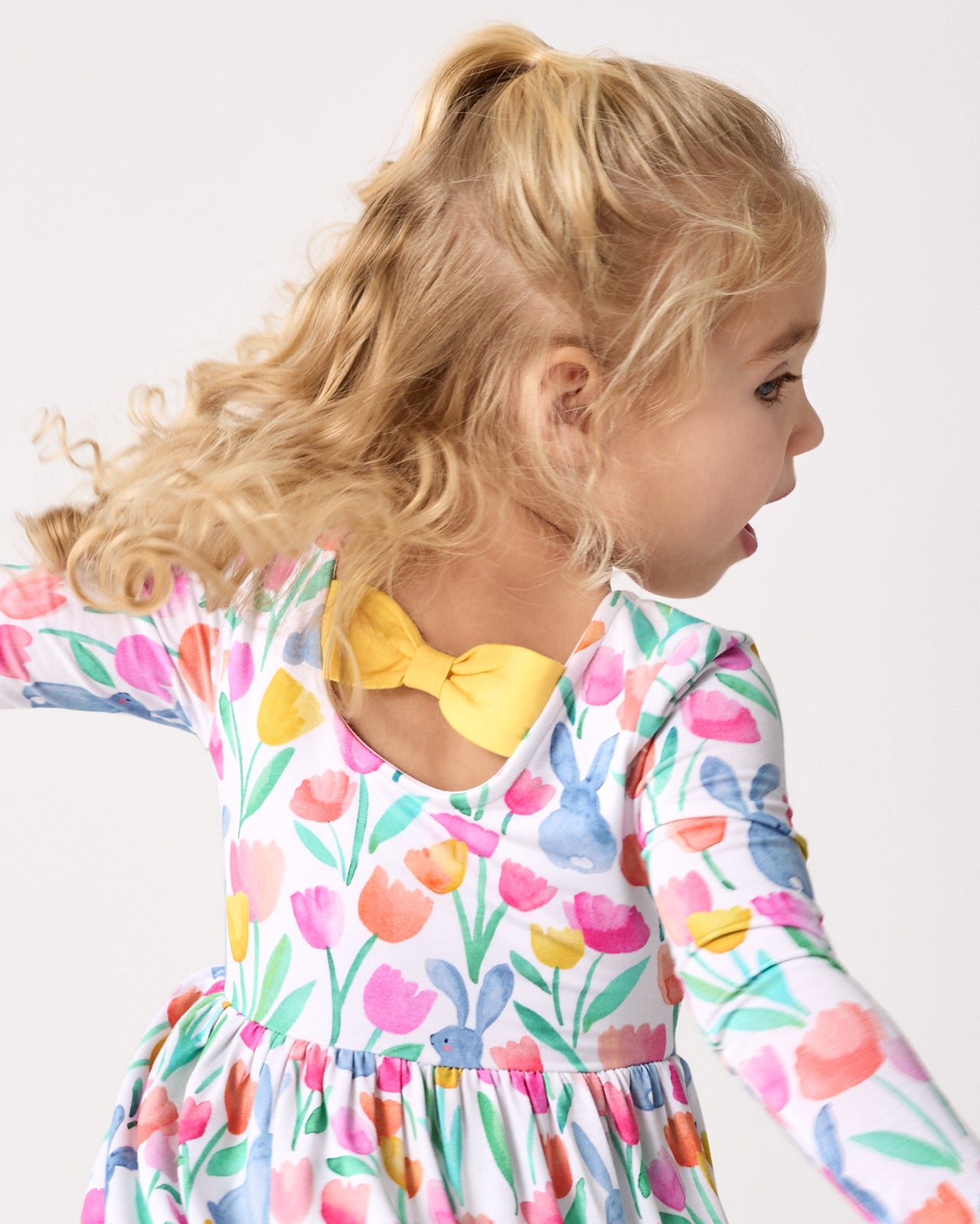 Garden Hop Bow Back Skater Dress - Image 4