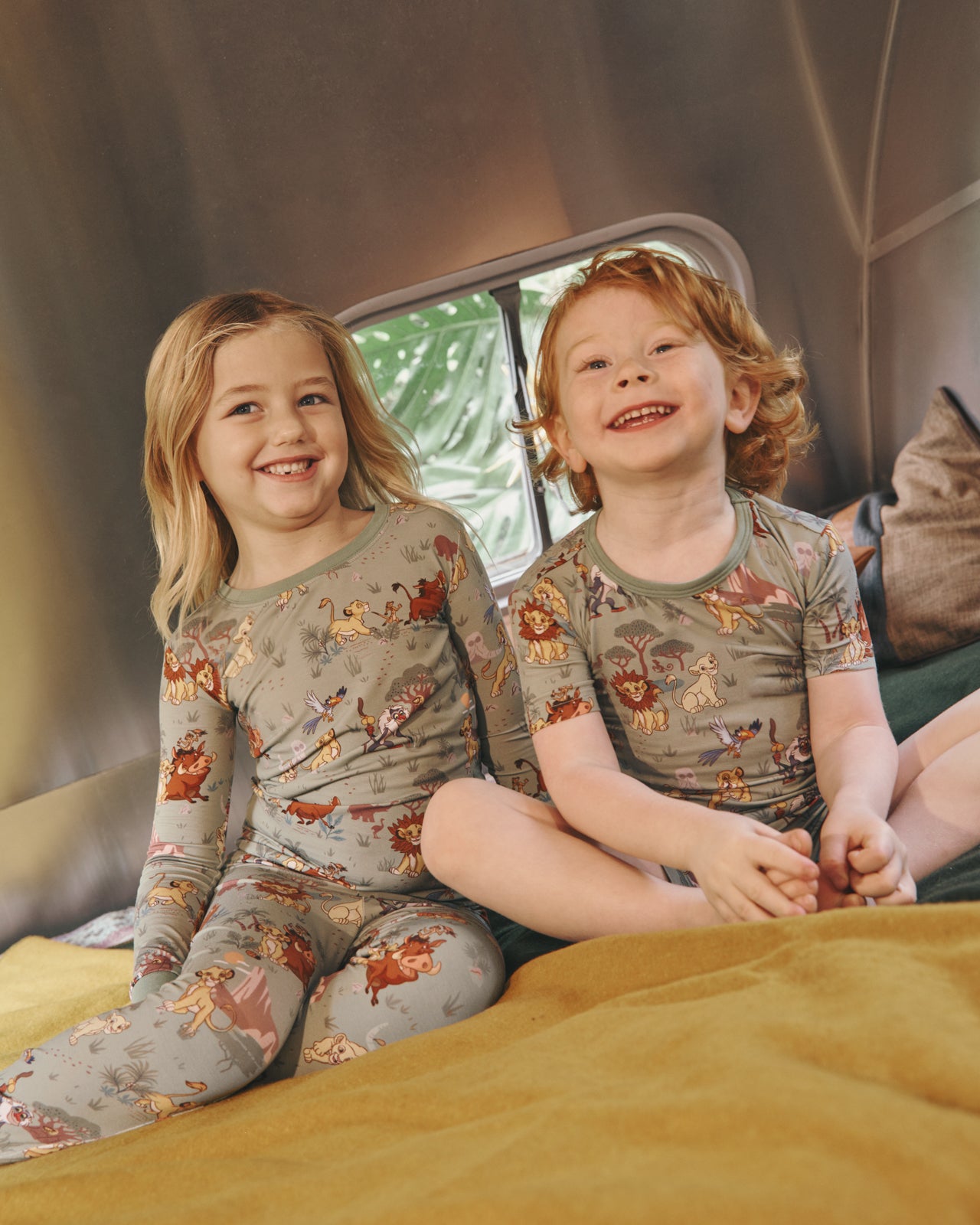 Disney Simba's Safari Two-Piece Short Sleeve & Shorts Pajama Set - Image 5