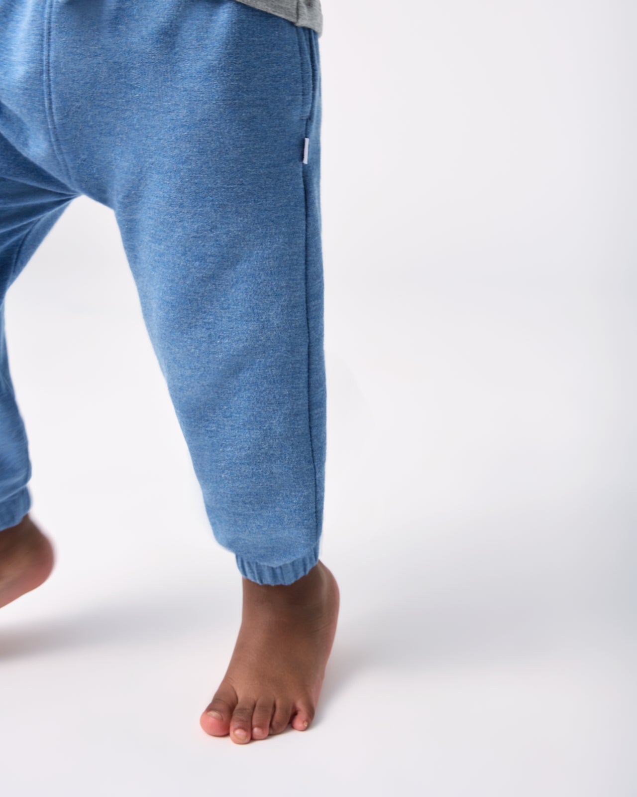 Heather Blue Relaxed Jogger - Image 4