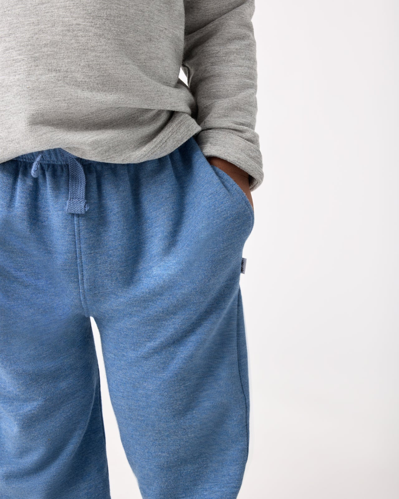 Heather Blue Relaxed Jogger - Image 3