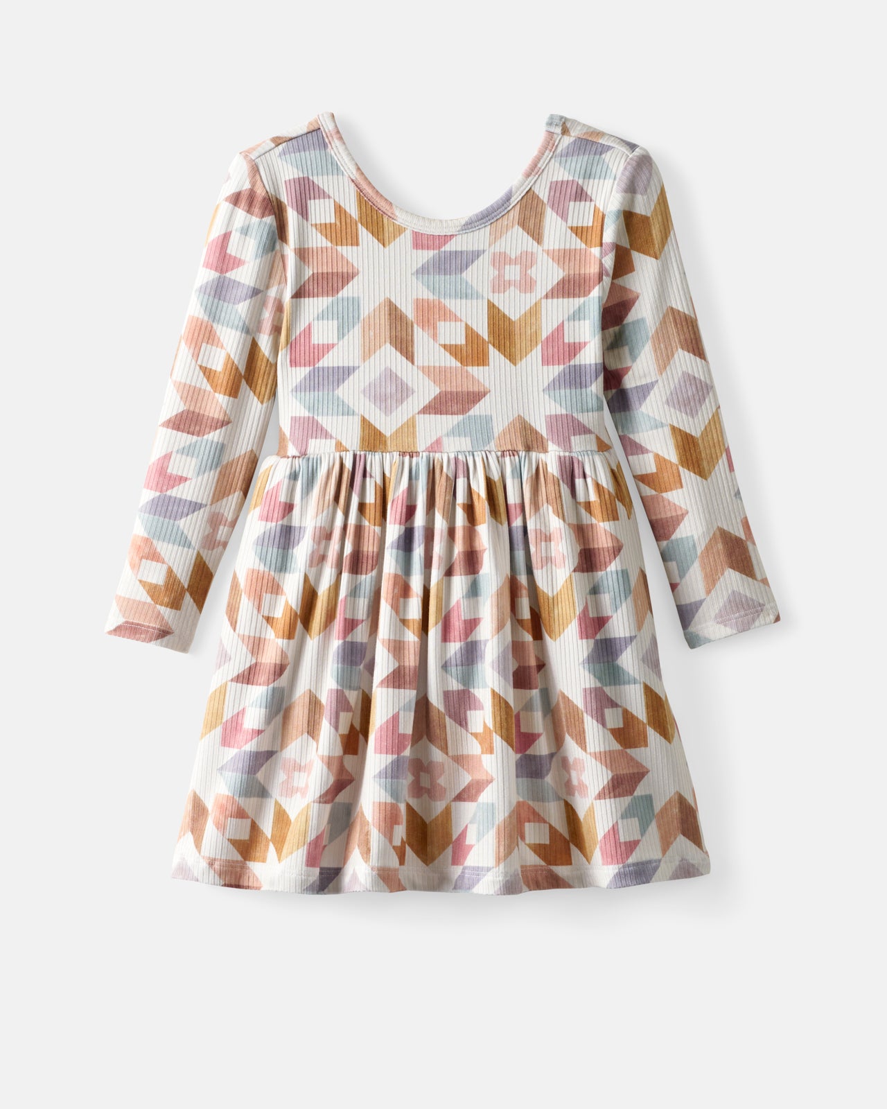 Kaleidoscope Dreams Ribbed Skater Dress - Image 6