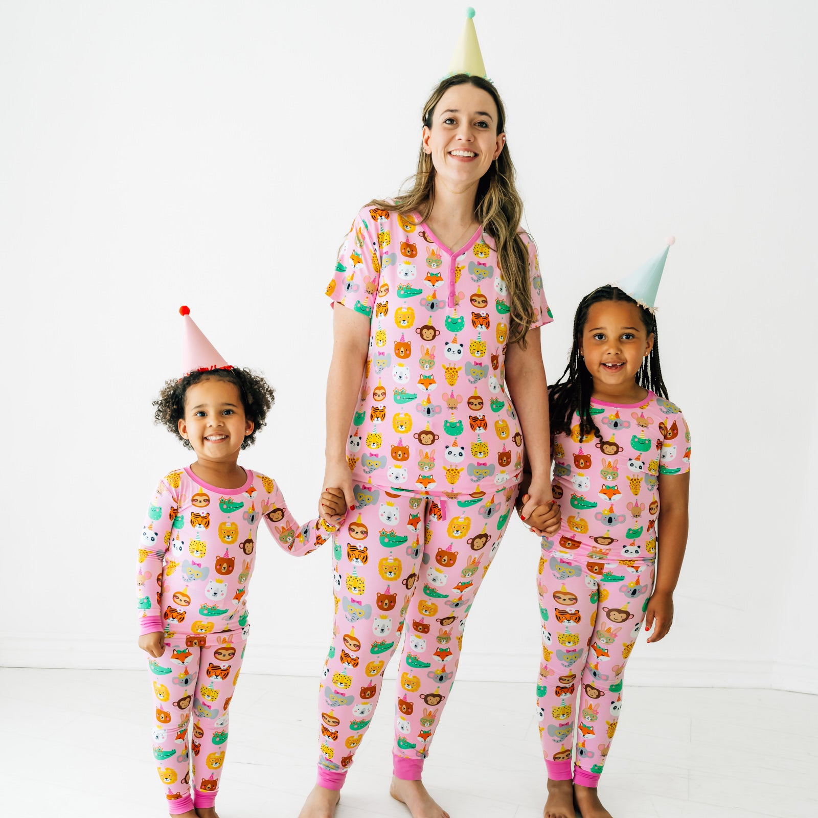 Pink Party Pals Two-Piece Pajama Set - Image 4