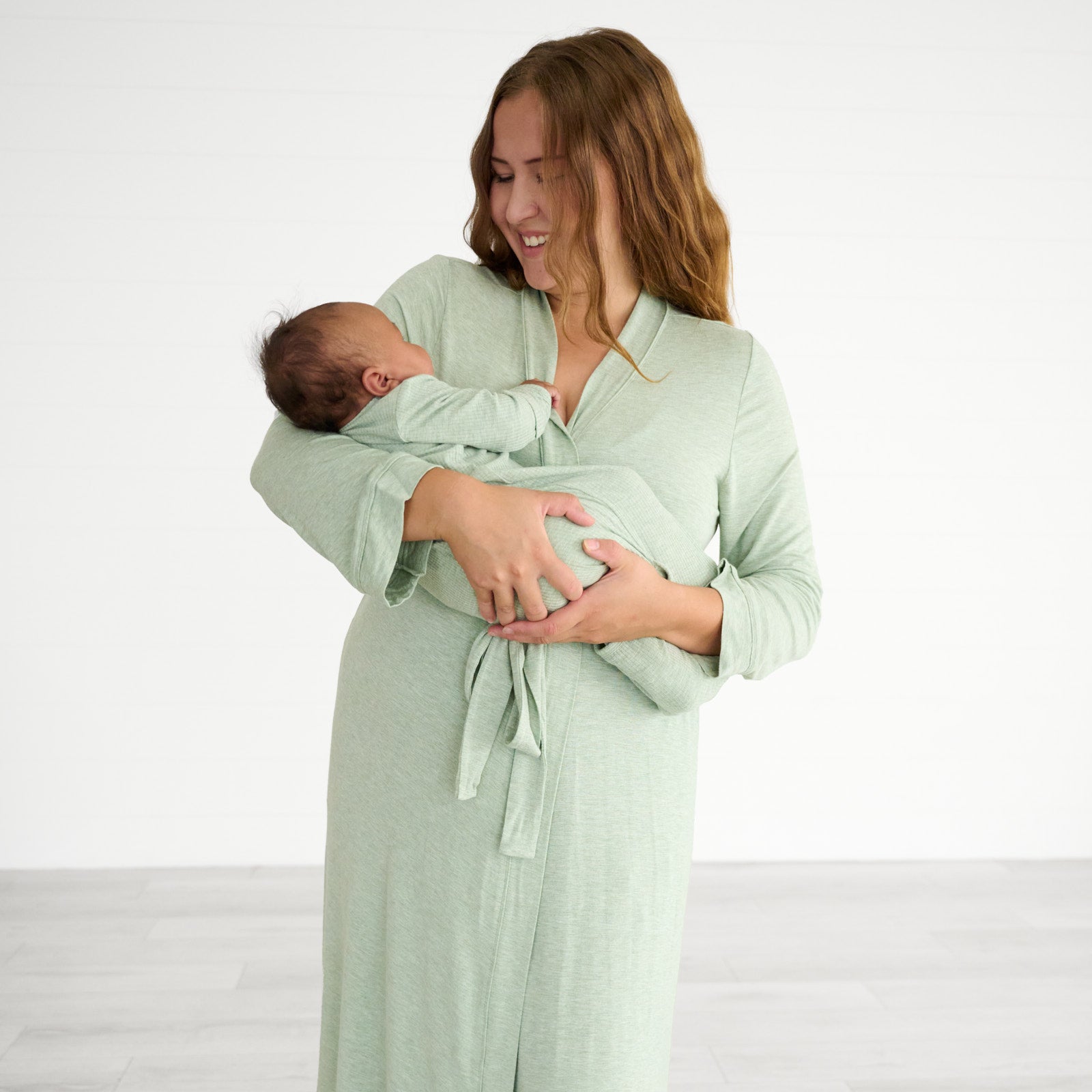 Heather Sage Women's Robe - Image 4