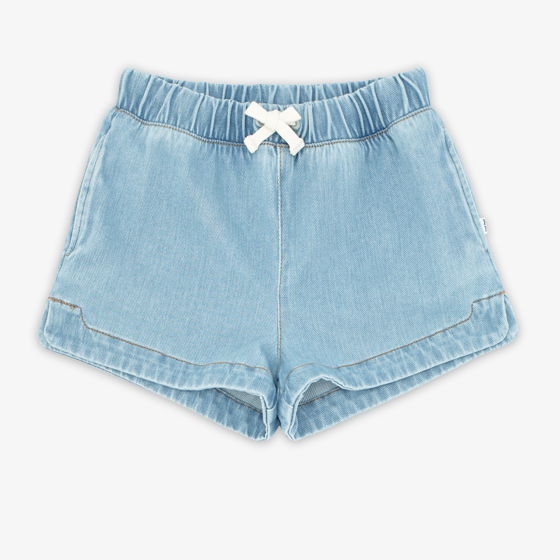 Light Blue Denim Shorts - Image 3