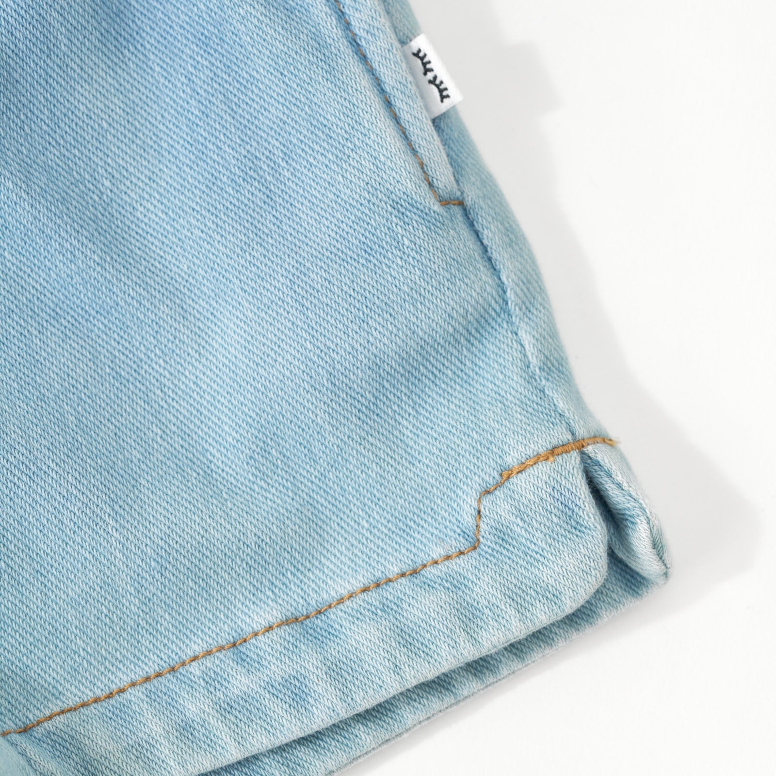 Light Blue Denim Shorts - Image 5