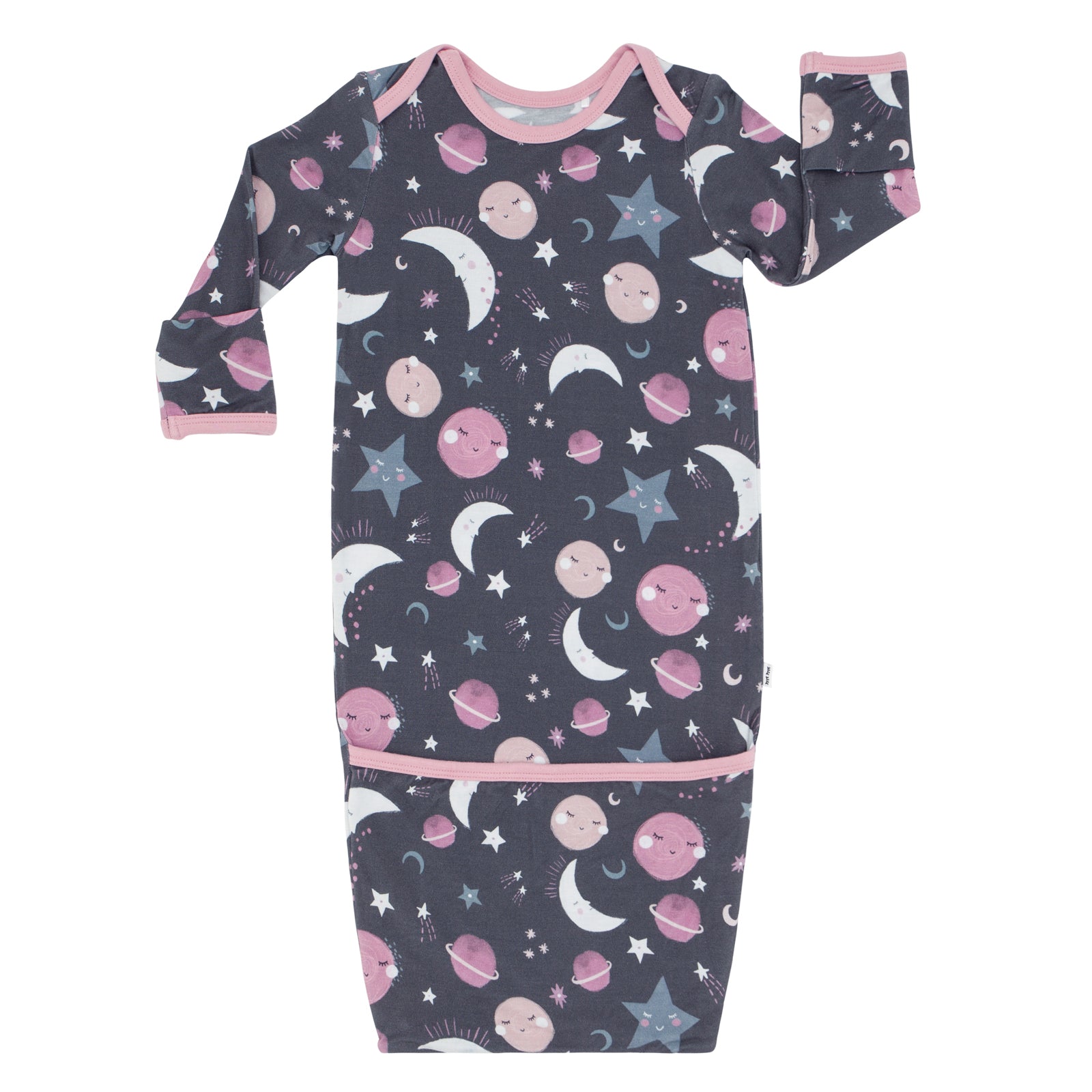 Pink To the Moon & Back Infant Gown - Image 6