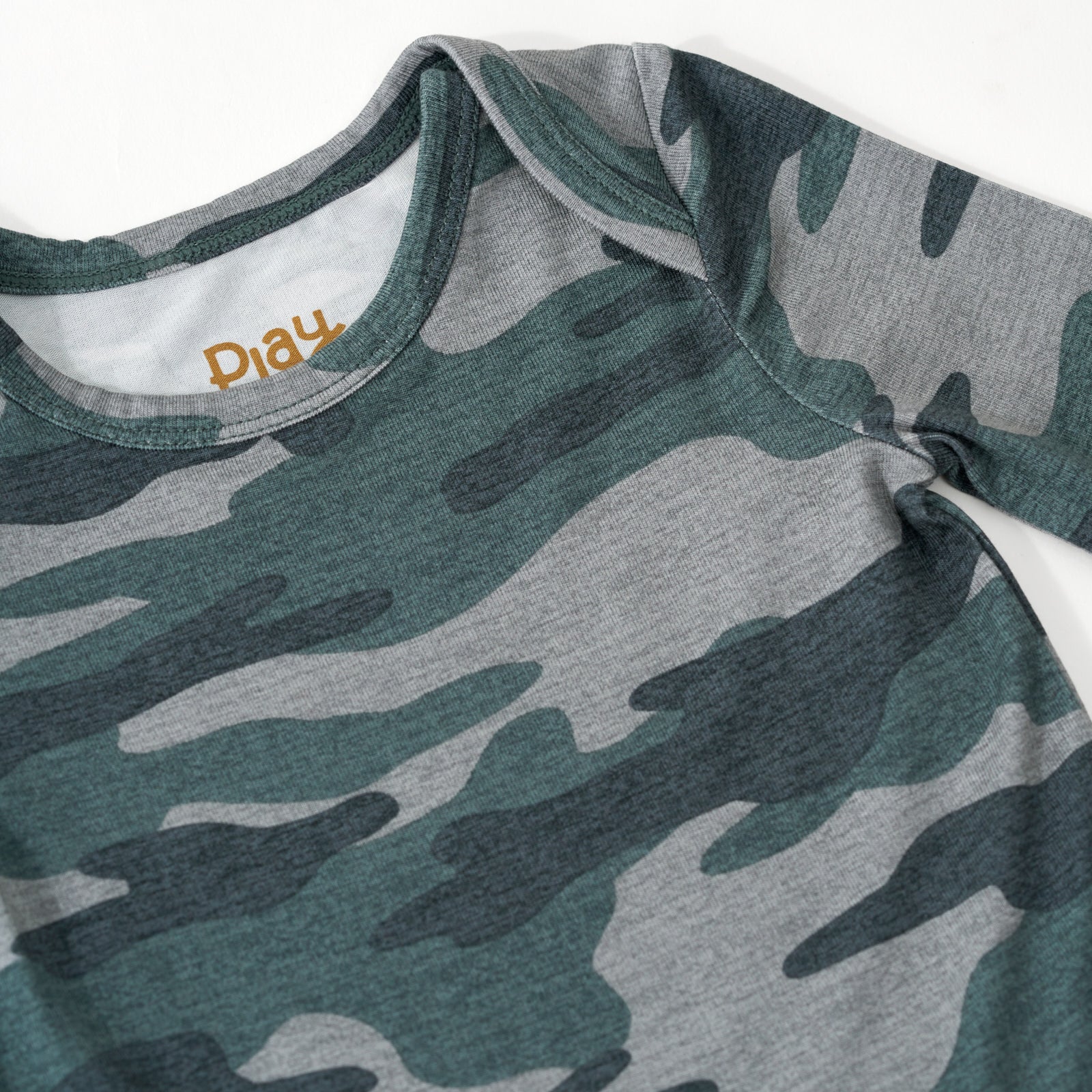 Vintage Camo Long Sleeve Bodysuit - Image 4