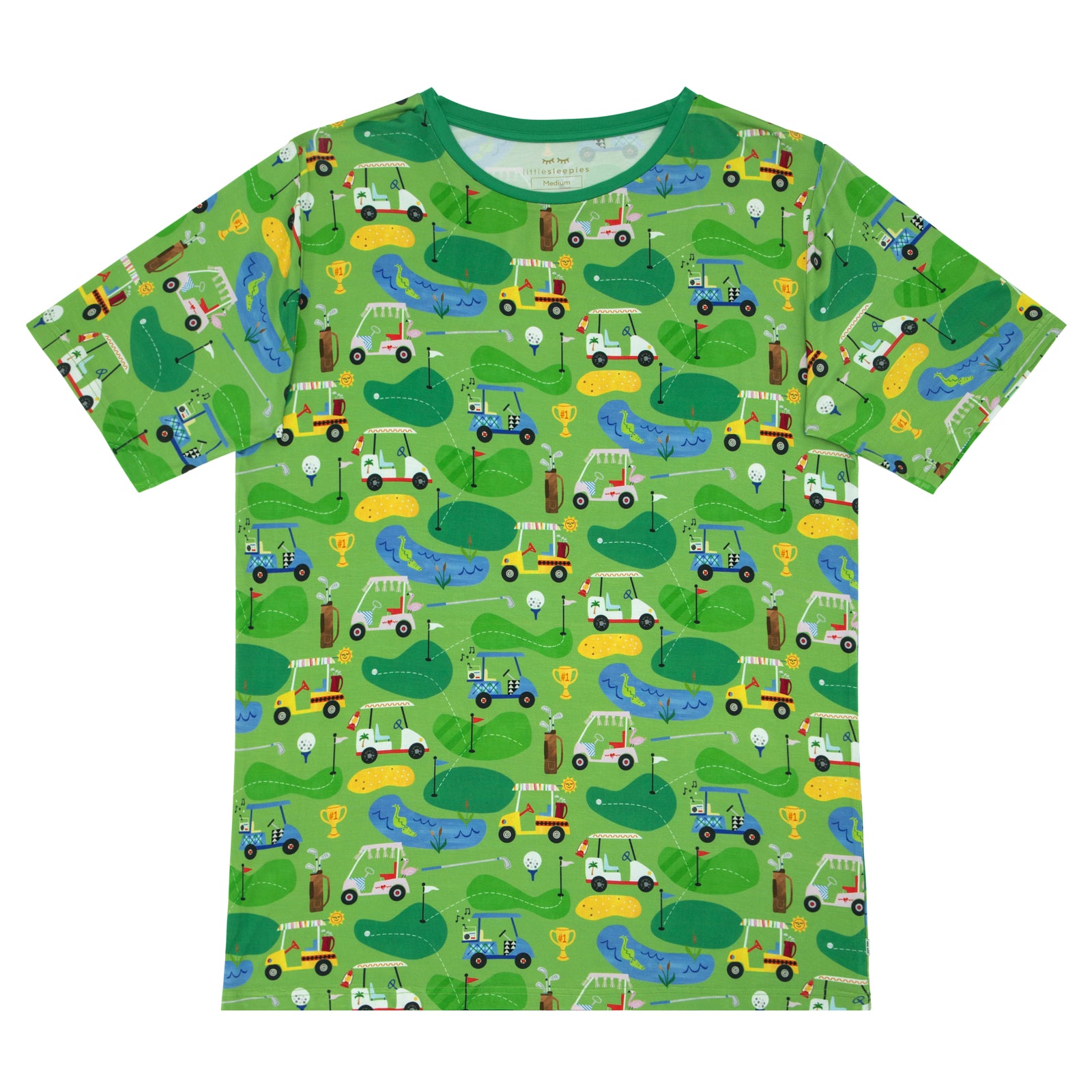 Fairway Fun Men's Short Sleeve Pajama Top - Image 4