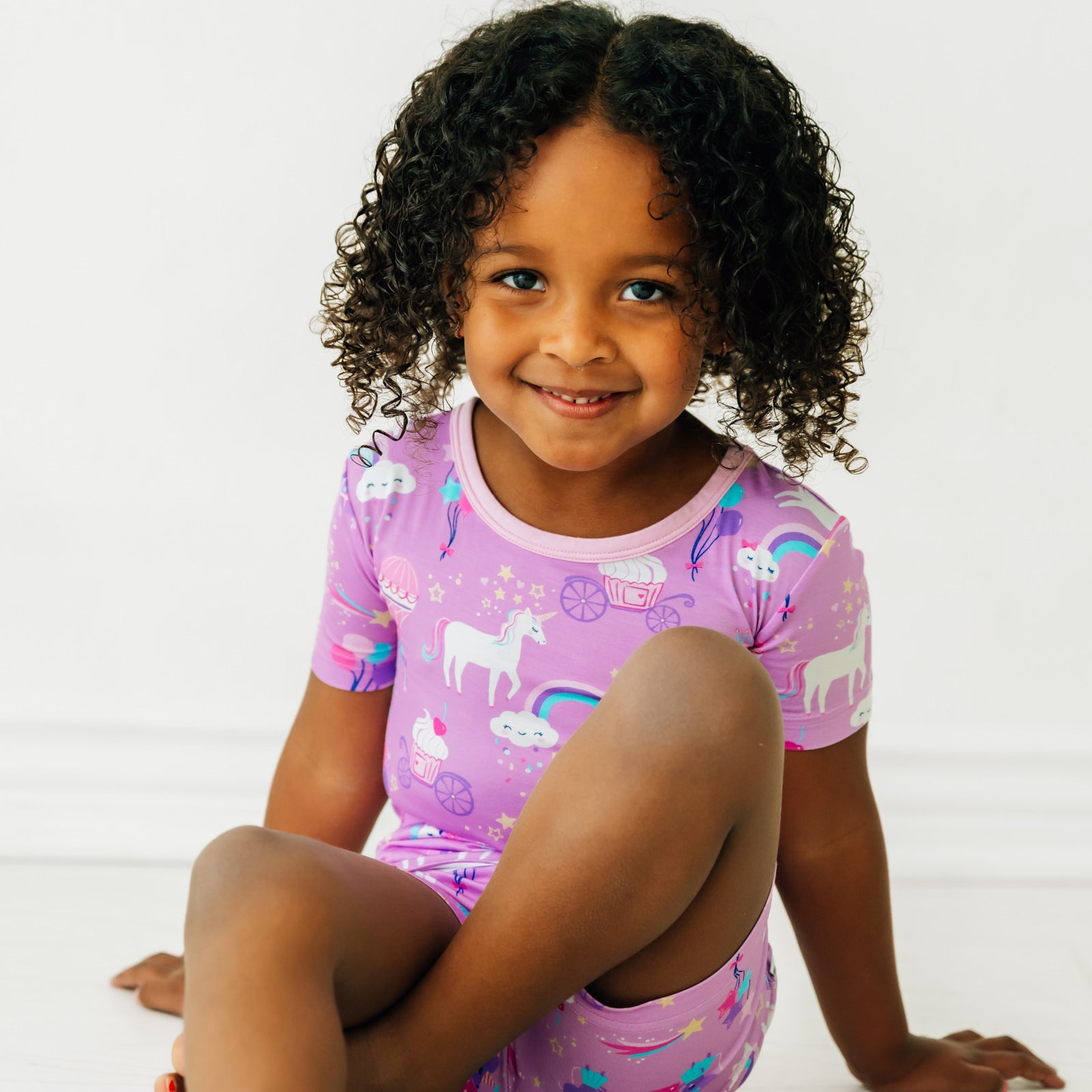 Magical Birthday Two-Piece Short Sleeve & Shorts Pajama Set - Image 4