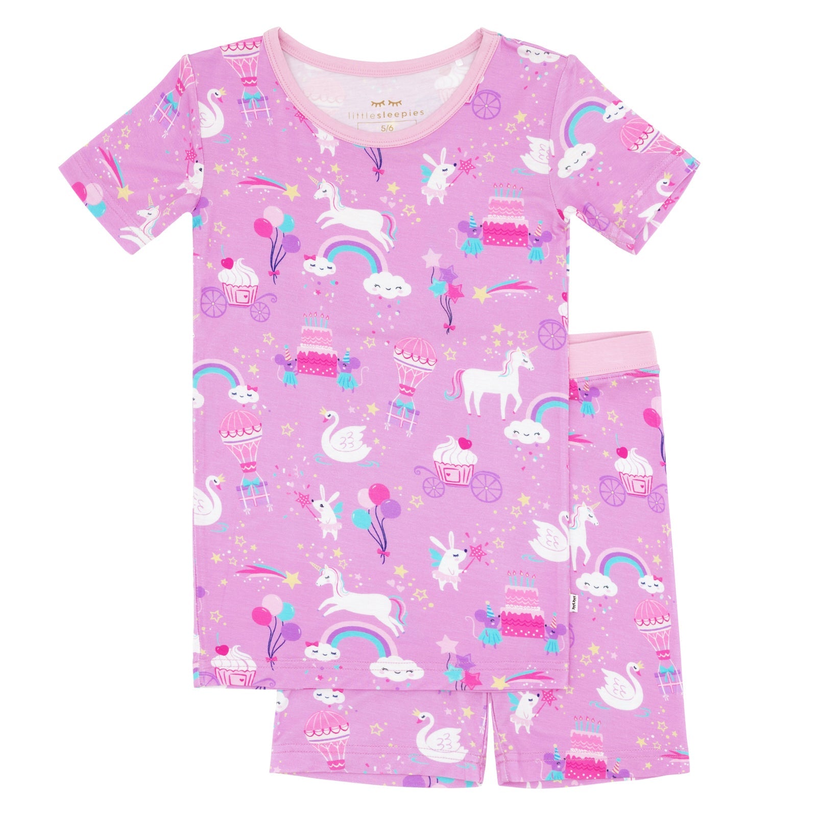 Magical Birthday Two-Piece Short Sleeve & Shorts Pajama Set - Image 5