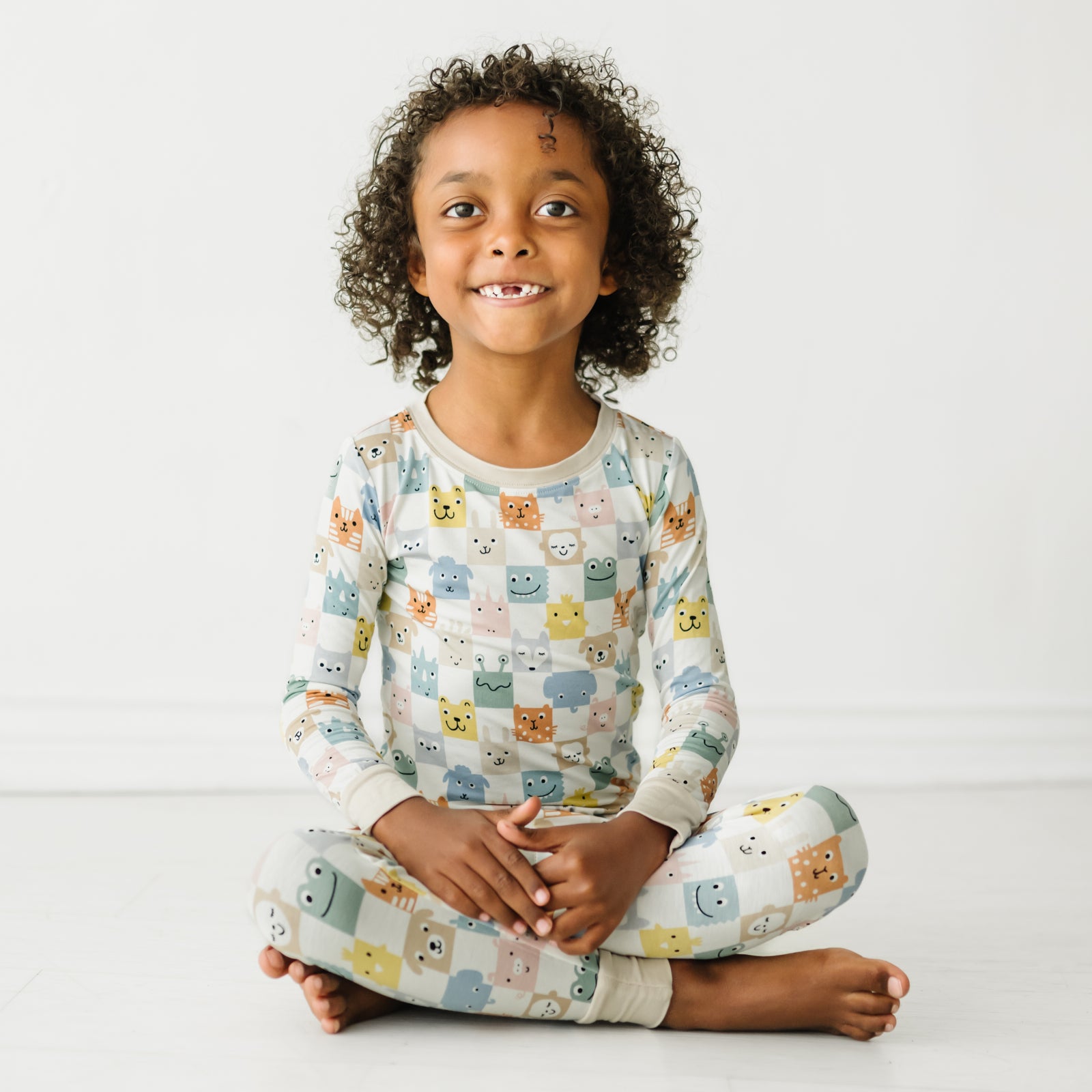 Check Mates Two-Piece Pajama Set - Image 3
