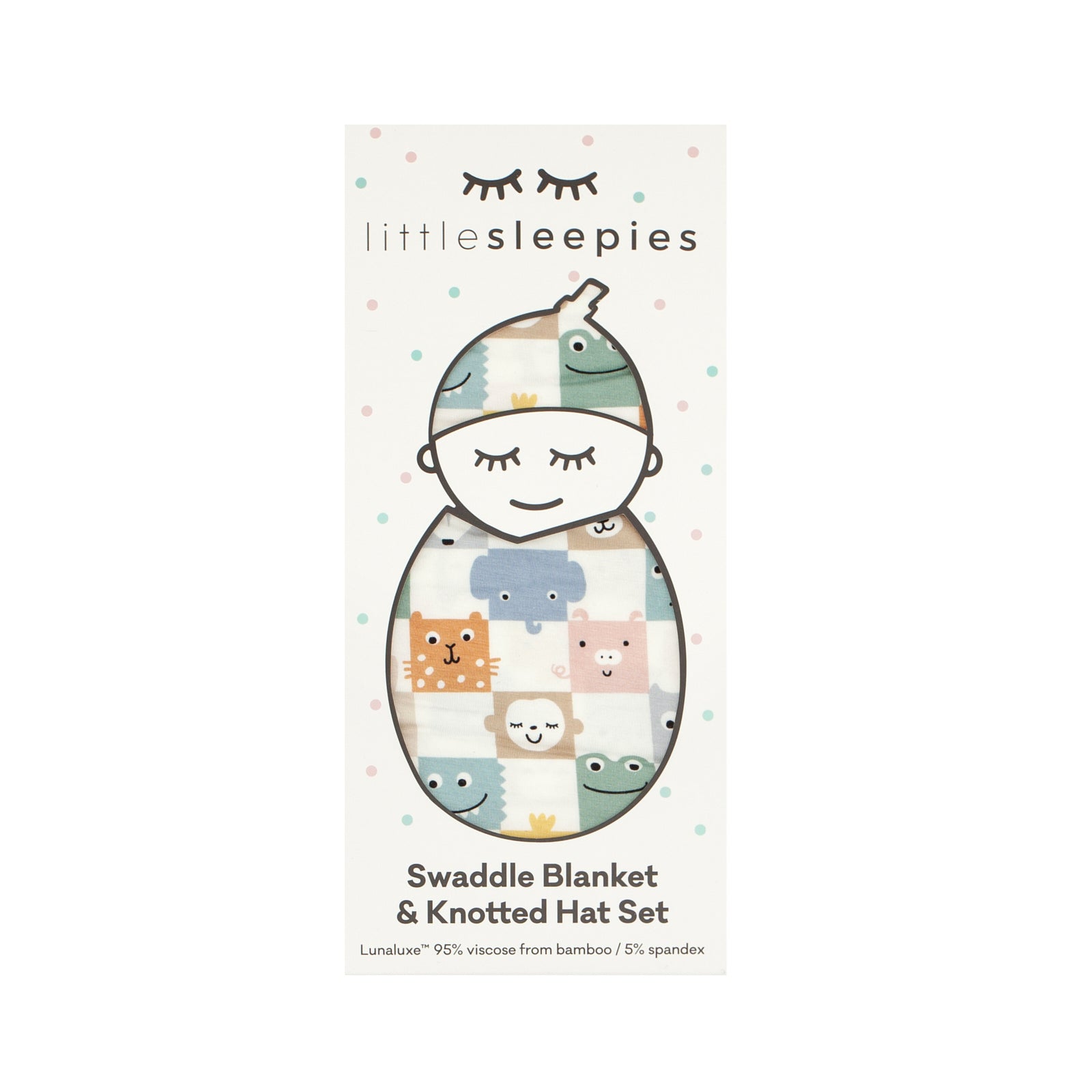 Check Mates Swaddle & Hat Set - Image 5