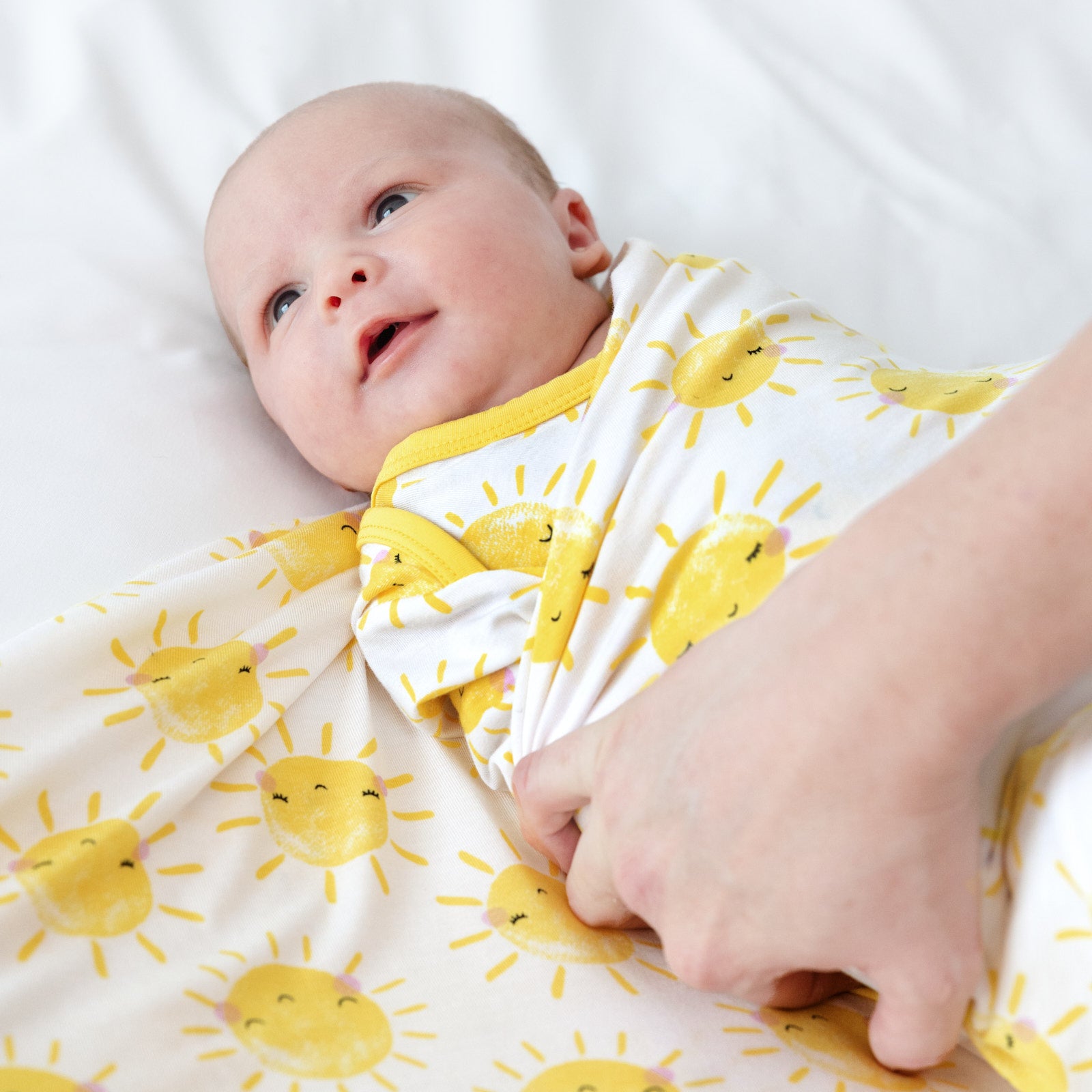 Sunshine Swaddle & Hat Set - Image 4