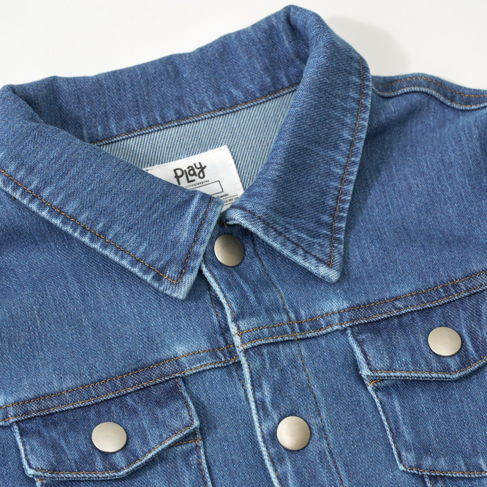 Midwash Blue Denim Trucker Jacket - Image 3