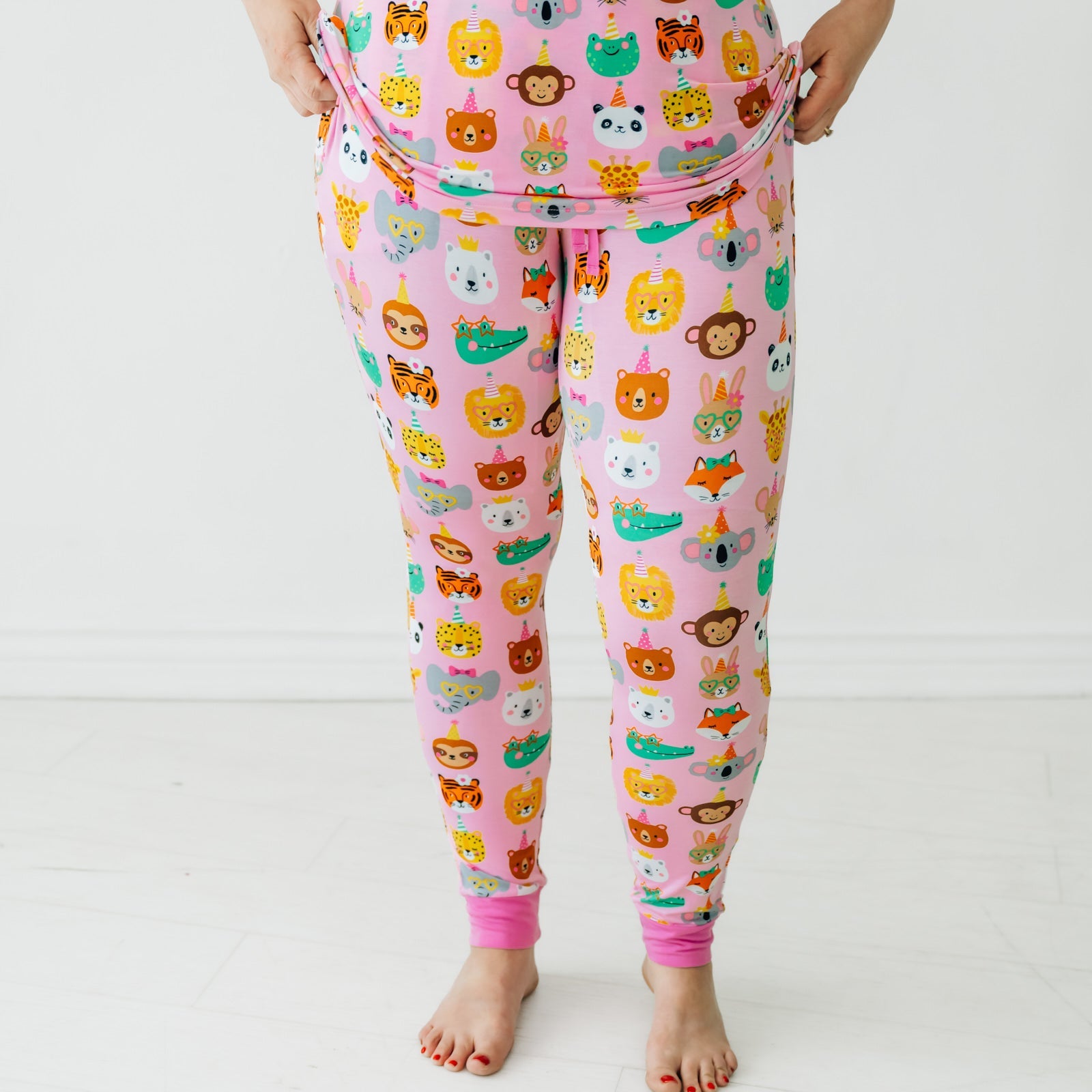 Pink Party Pals Women's Pajama Pants - Image 4