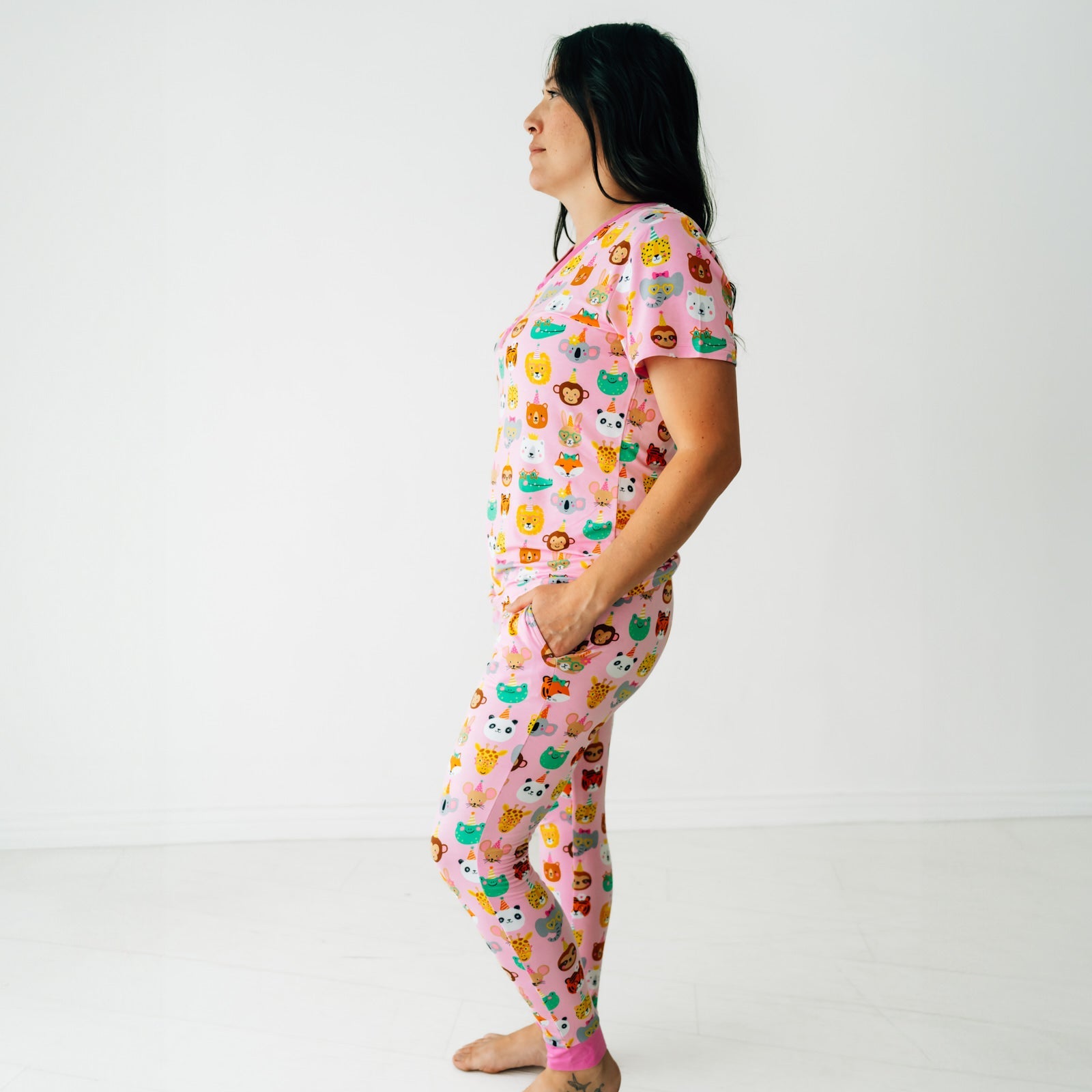 Pink Party Pals Women's Pajama Pants - Image 5