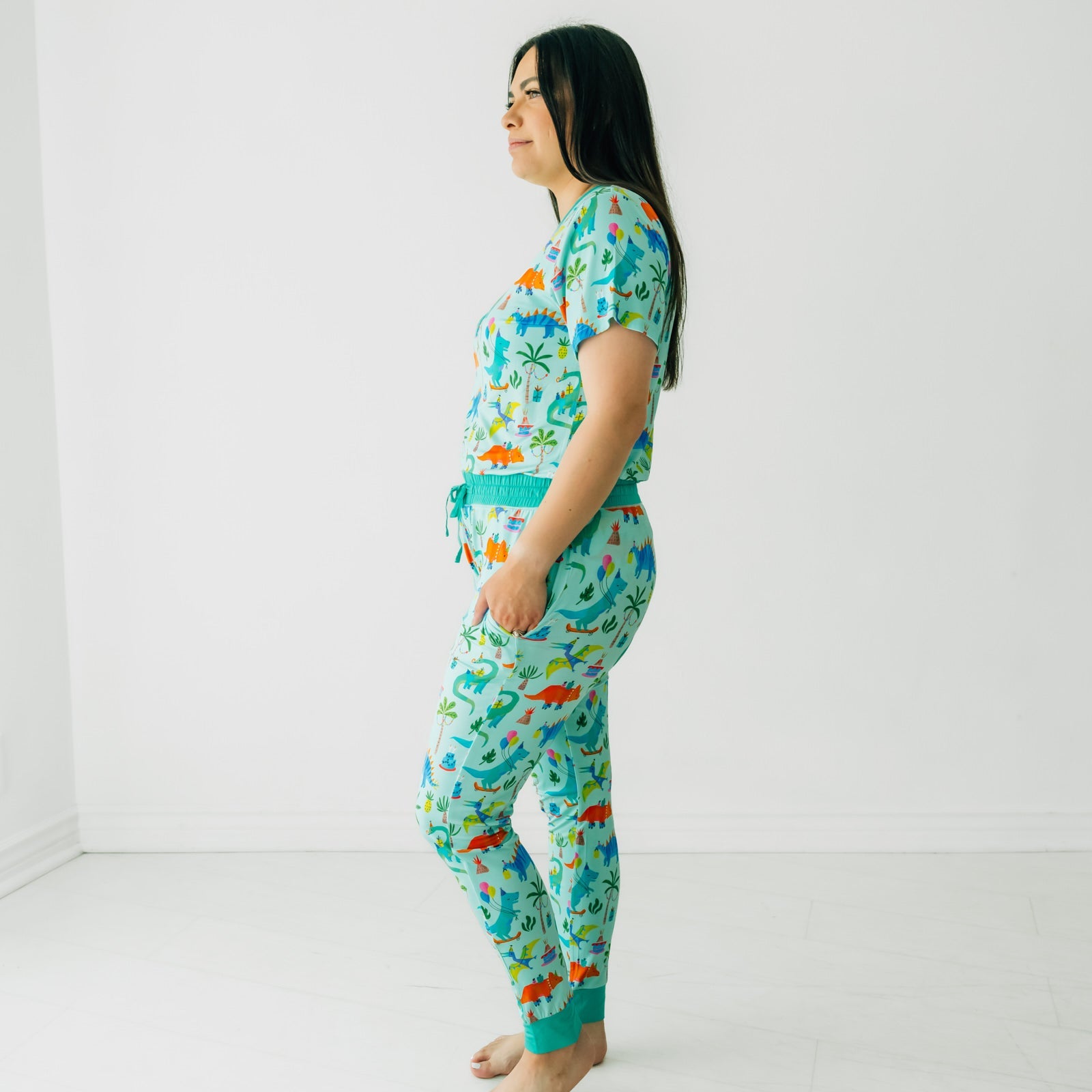 Prehistoric Party Women's Pajama Pants - Image 3